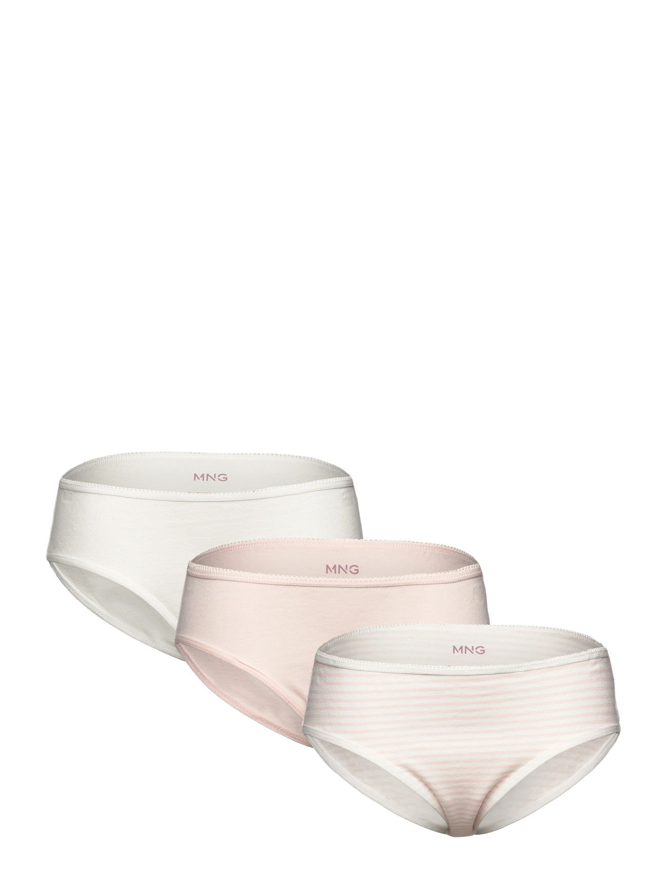 Mango 3 Pack Cotton Panties, 9-10, Pink, Undertøj > Trusser, Børn