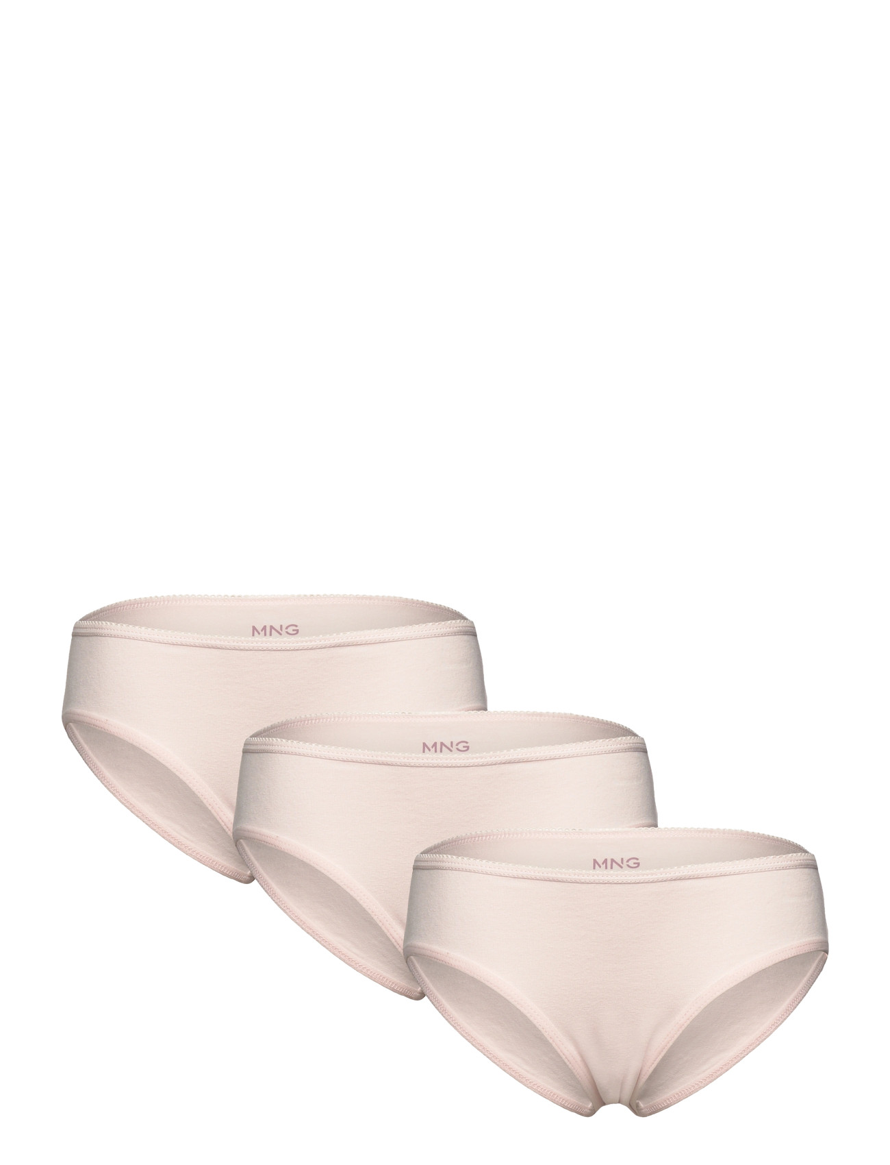 Mango 3 Pack Cotton Panties, 7-8, Pink, Undertøj > Underbukser, Børn