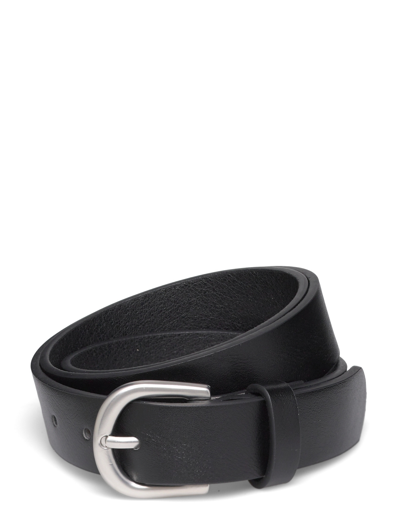 Mango Faux-Leather Belt, M, Black, Tilbehør > Bælter, Børn