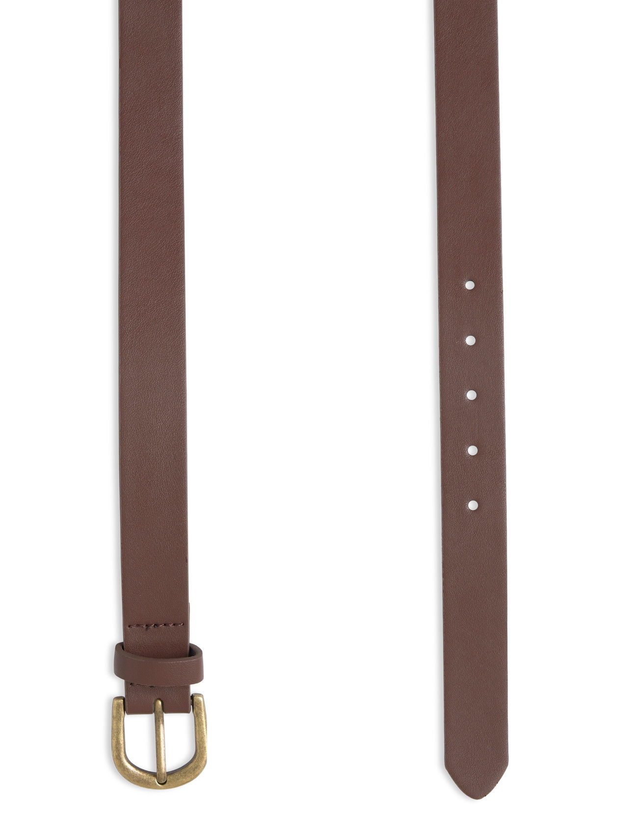 Mango Faux-Leather Belt, M, Brown, Tilbehør > Bælter, Børn