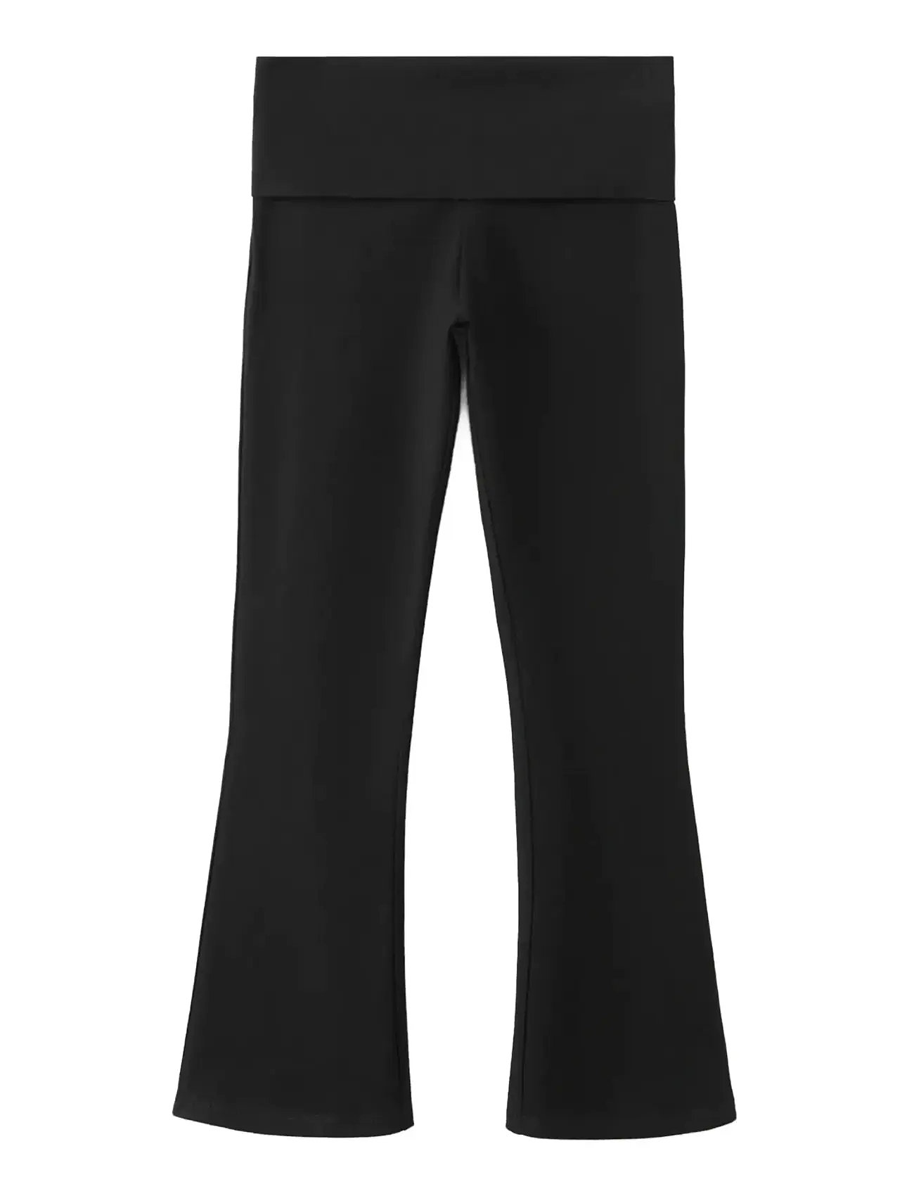 Mango Flared Leggings, 12, Black, Sport Pants > Sport Training Pants, Dame