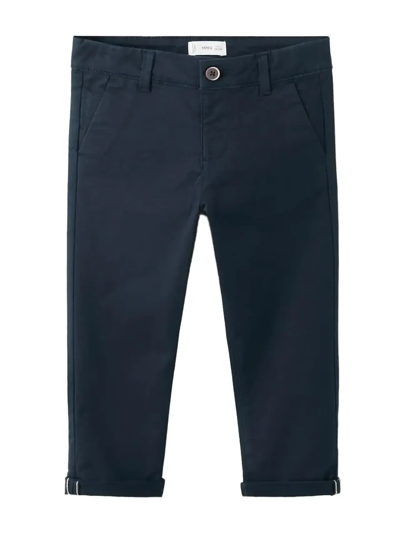Mango Cotton Chinos, 2-3, Navy, Underdele > Chinos, Børn