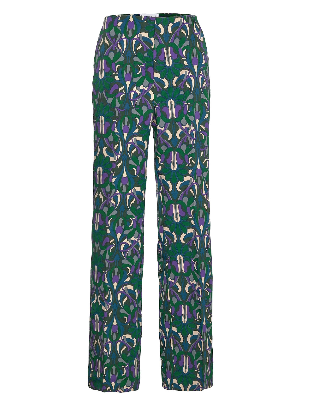 Hailey Bottoms Trousers Wide Leg Multi/patterned Mango