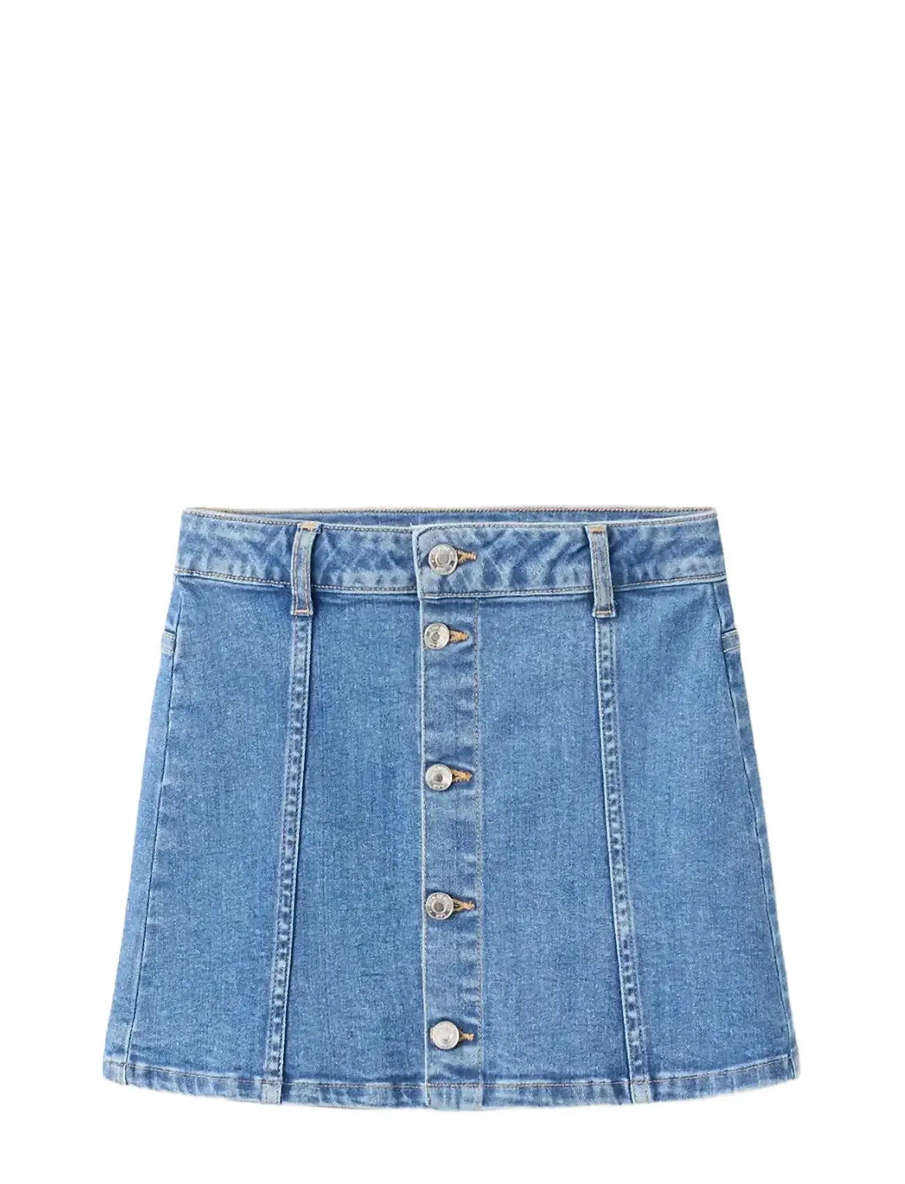 Mango Denim Short Skirt, 7, Blue, Nederdele > Denim Nederdele, Børn