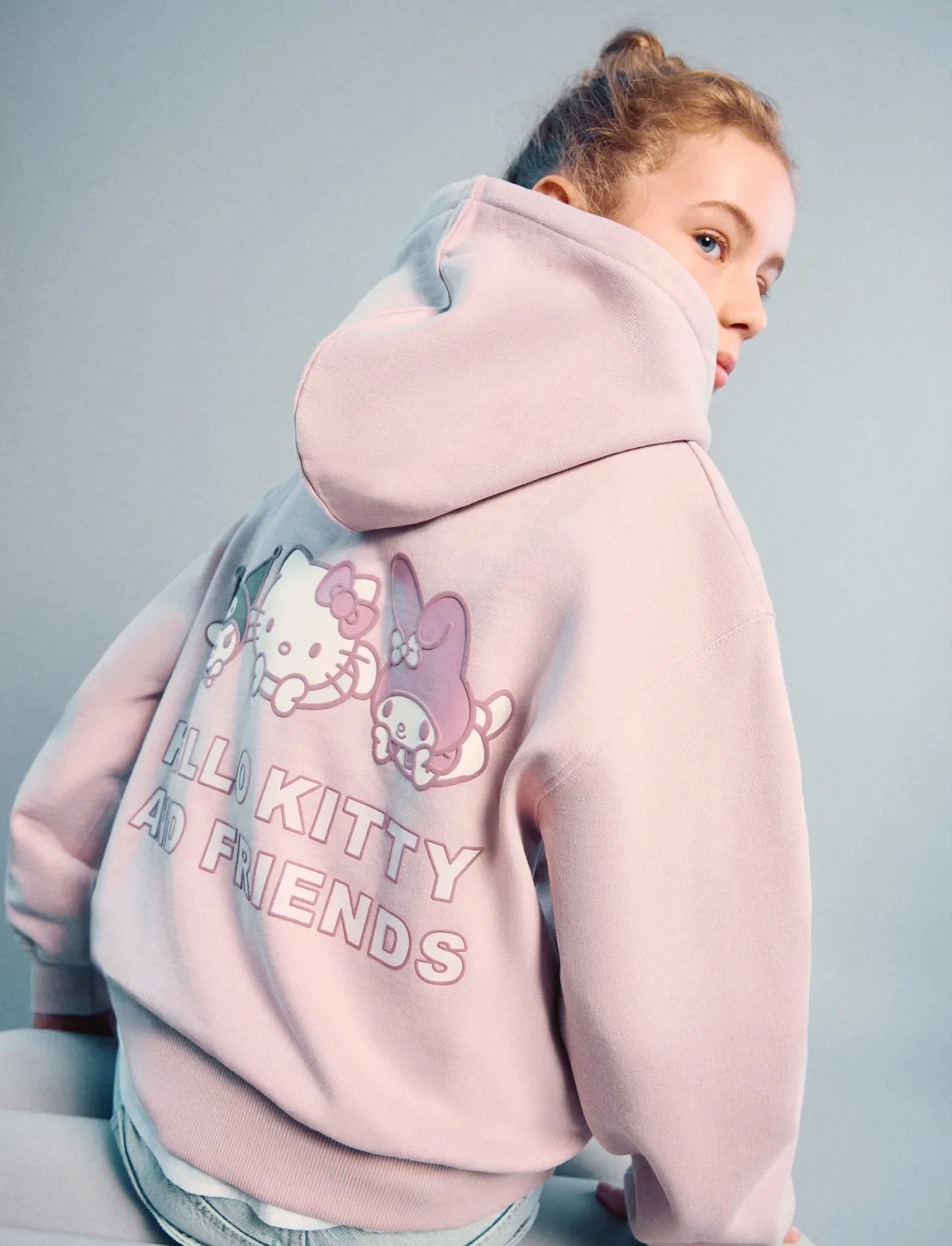 Mango Hello Kitty Sweatshirt, 11-12, Pink, Sweatshirts & Hættetrøjer > Hættetrøjer, Børn