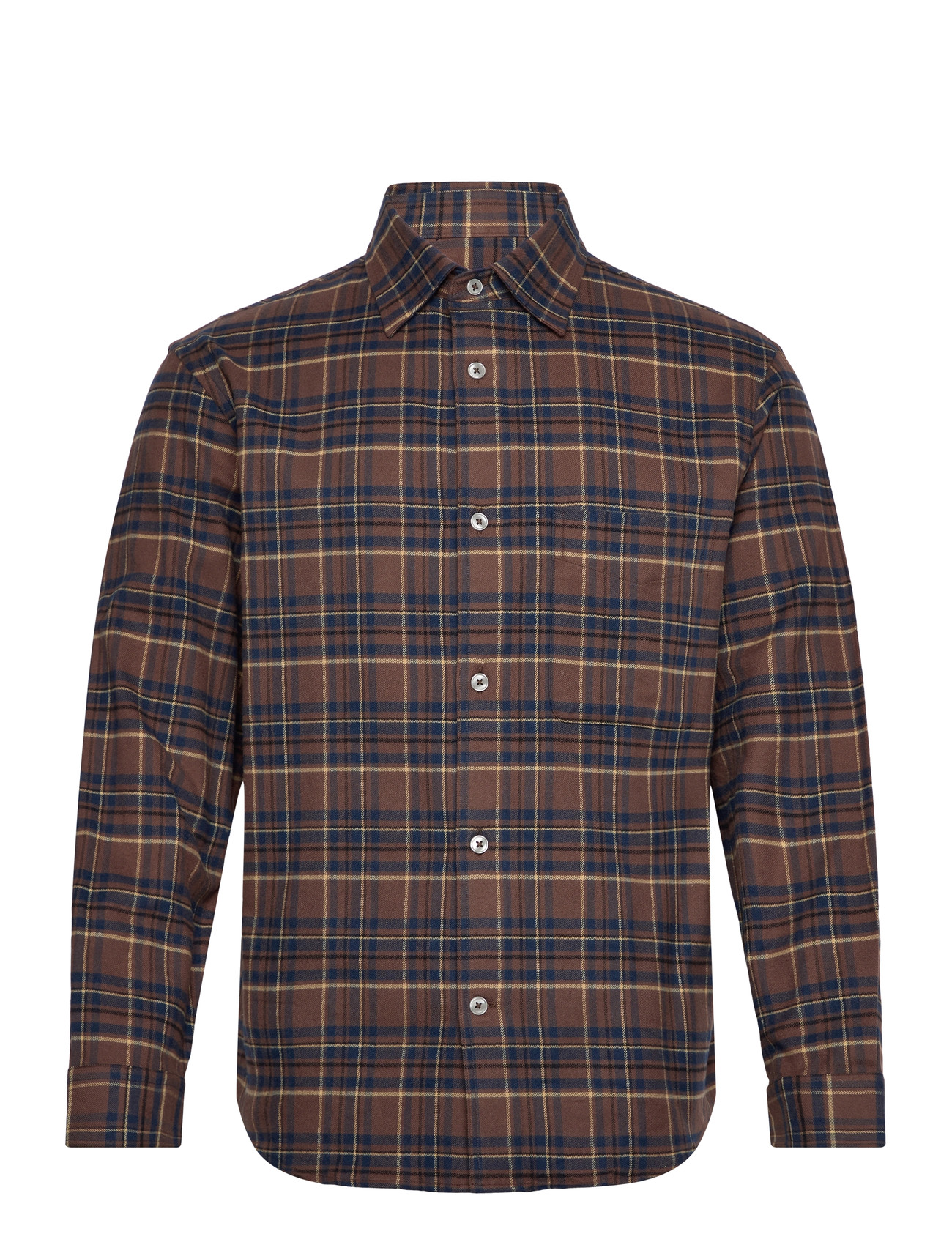 MANGO 100% Baumwolle Flannel Checkered Shirt Patterned - XL - Herren