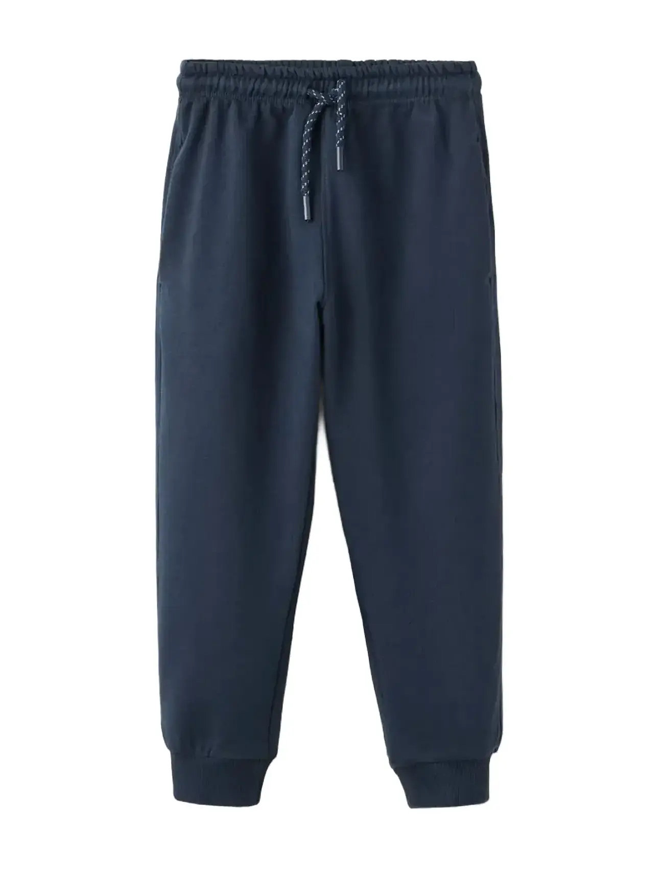 Mango Cotton Jogger-Style Trousers, 3-4, Navy, Underdele > Joggingbukser, Børn