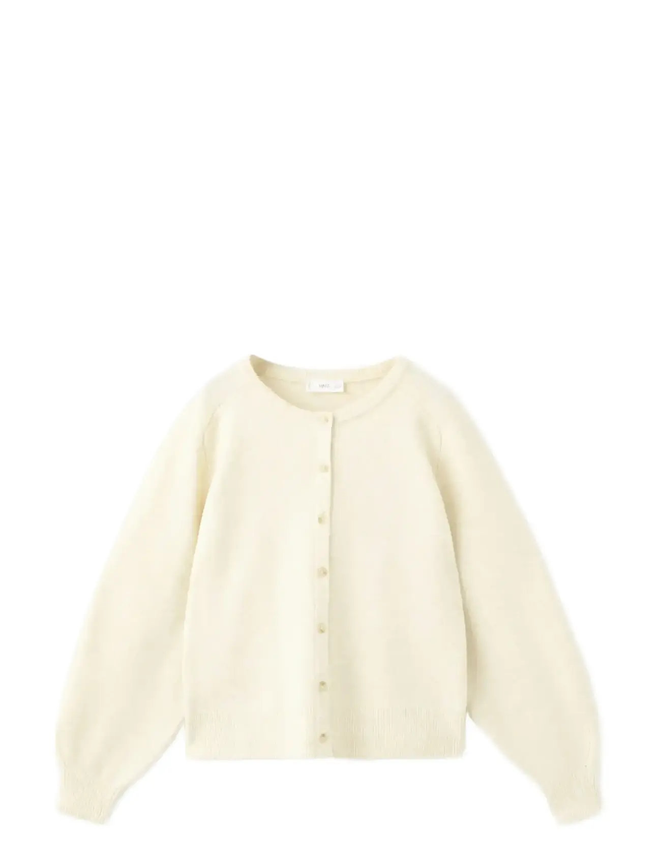 Mango Knit Cardigan, 11-12, Cream, Strik > Cardigans, Børn