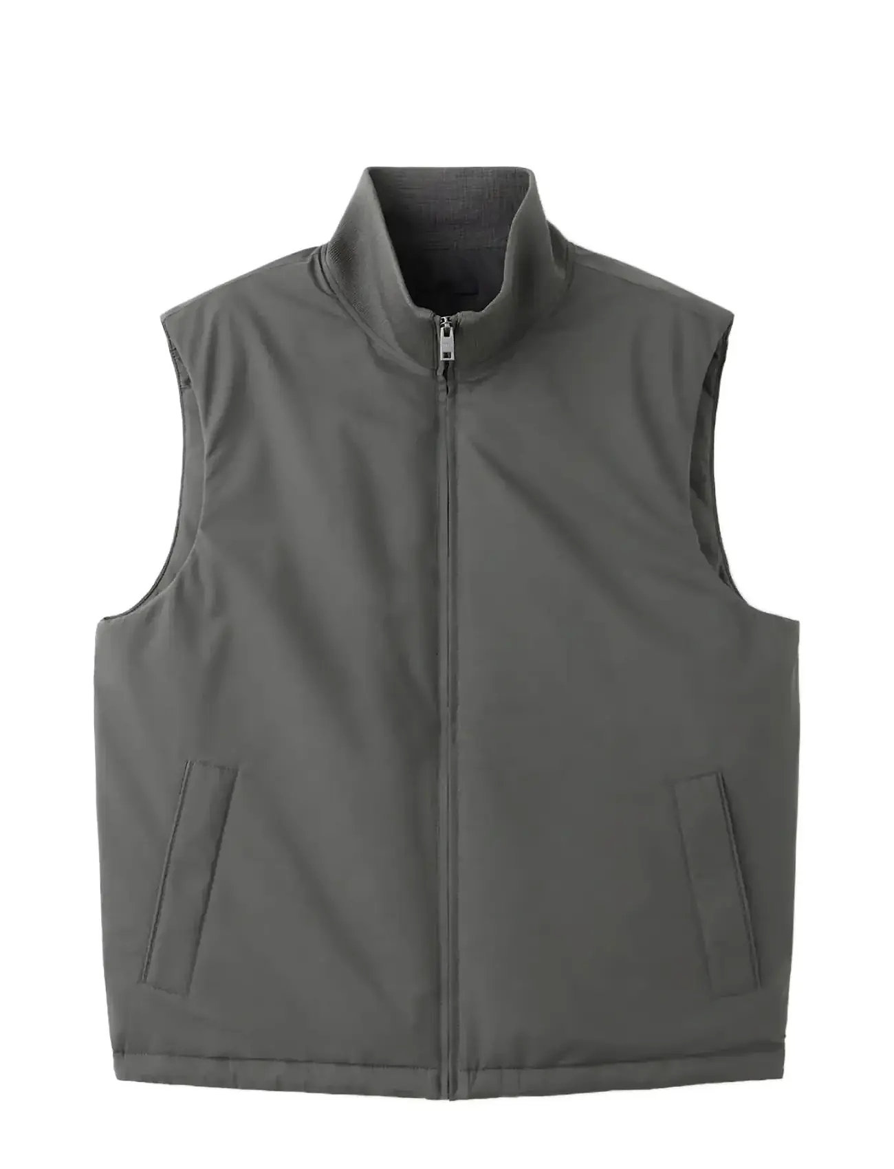 MANGO Lightweight Quilted Weste Grau - XL - Herren
