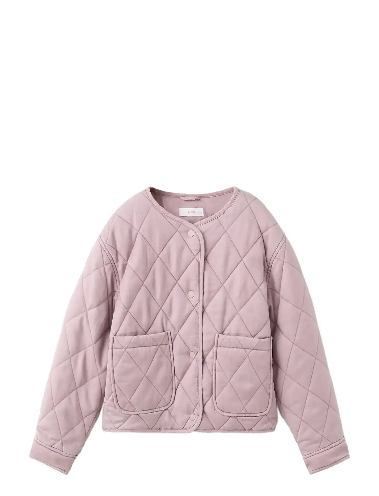 Mango Quilted Jacket, 6, Pink, Jakker & Frakker > Quiltede Jakker, Børn