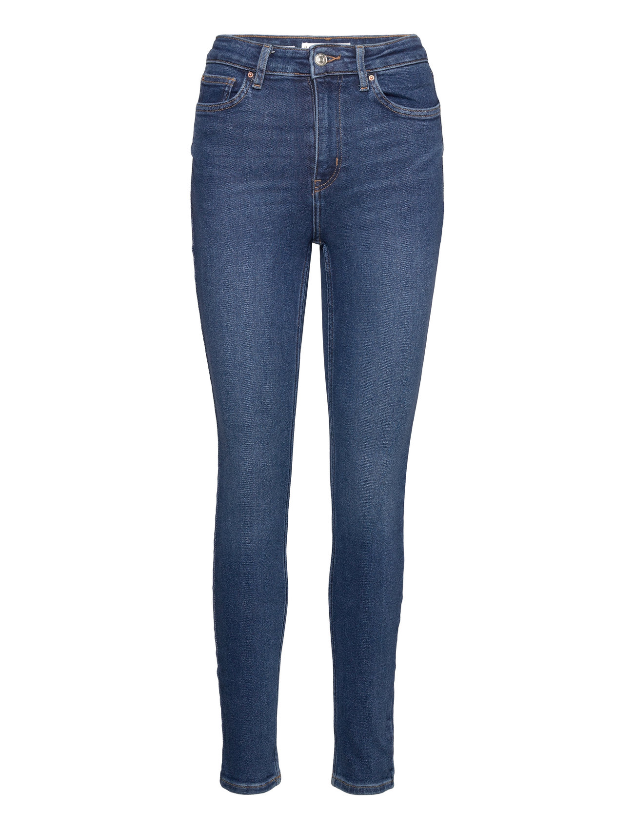 High-Rise Skinny Jeans Blue Mango
