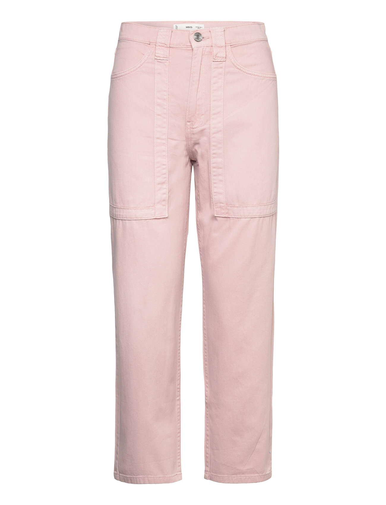 MANGO High-Waist Slouchy Jeans Pink - 34 - Damen