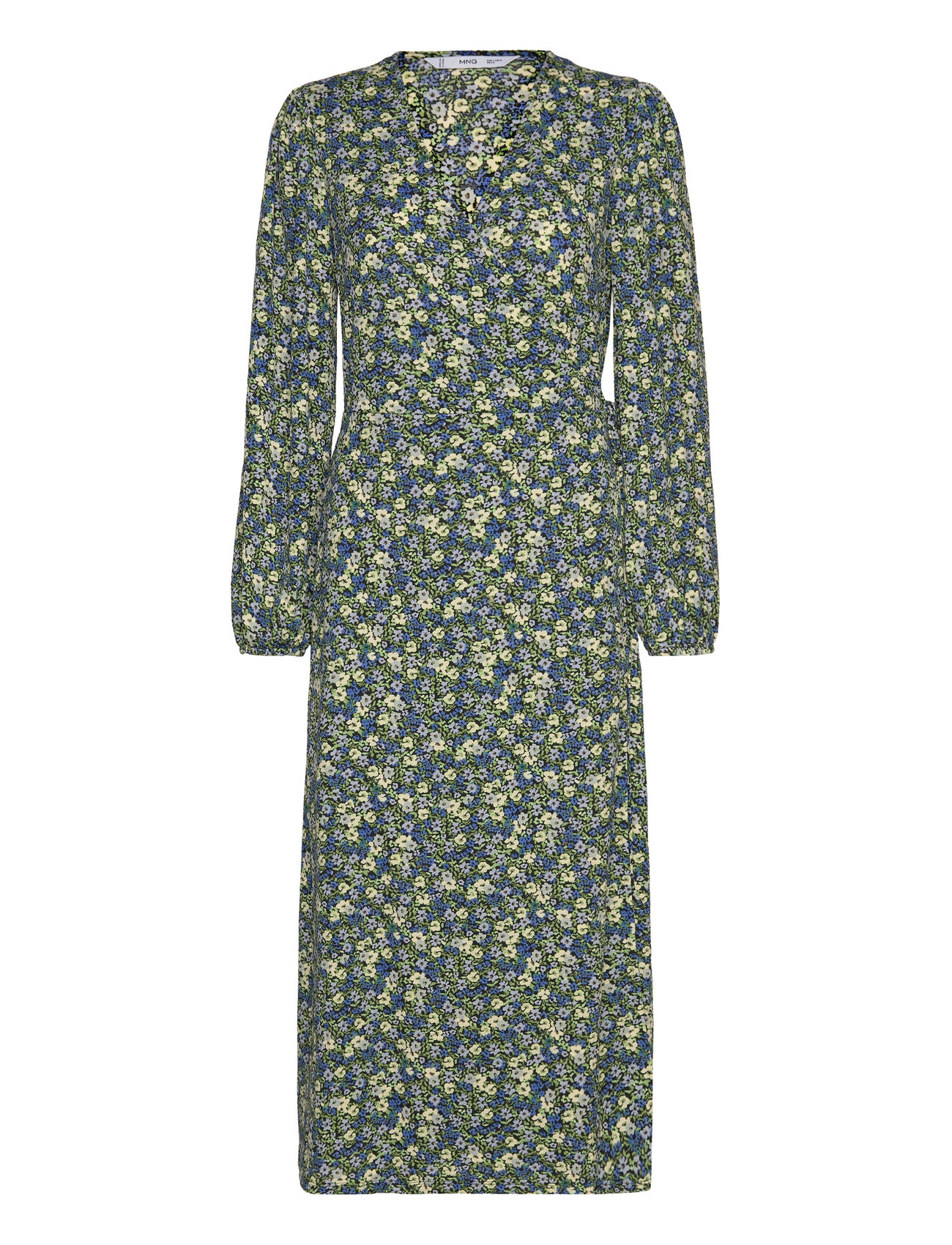 Printed Cut-Out Detail Dress Patterned Mango 126311