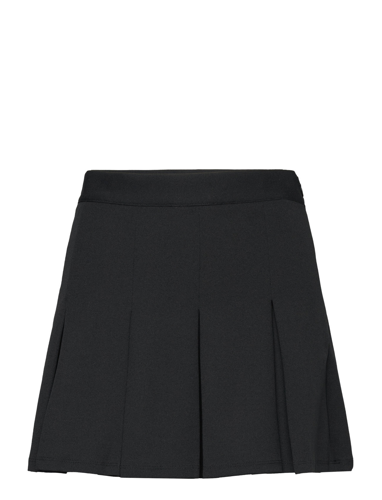 Wide Pleated Skirt Kort Nederdel Black Mango