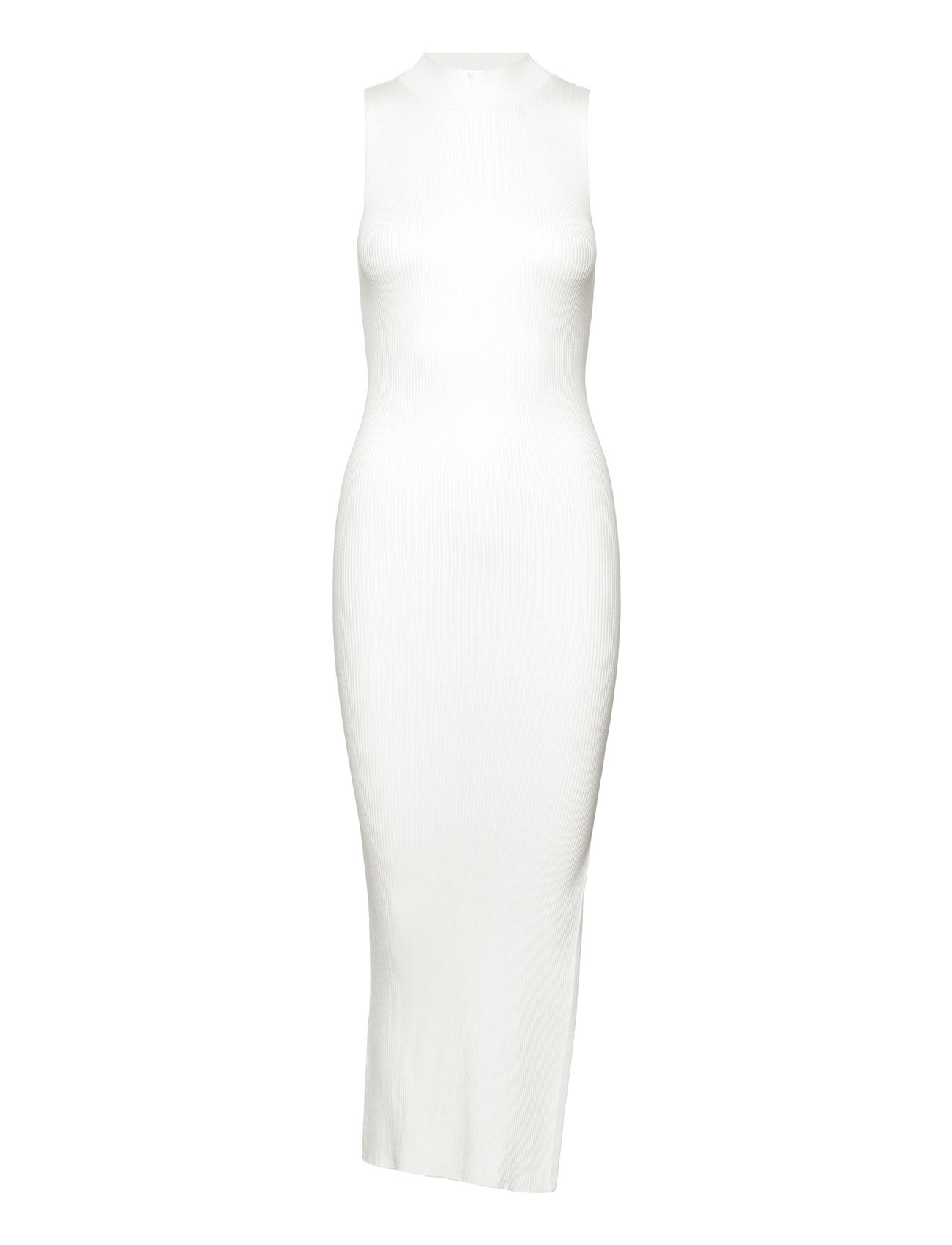 Mango Ribbed Knit Dress With Opening (Ecru), 169.47 kr | Stort udvalg designer mærker | Booztlet.com