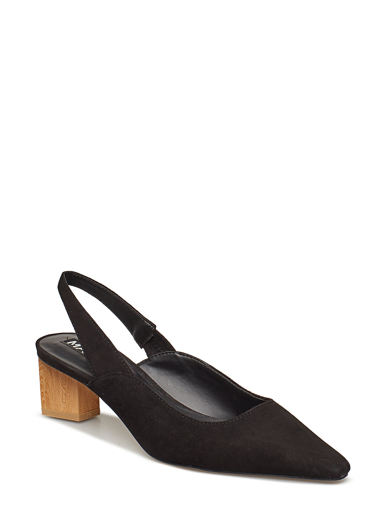 mango heel leather shoes