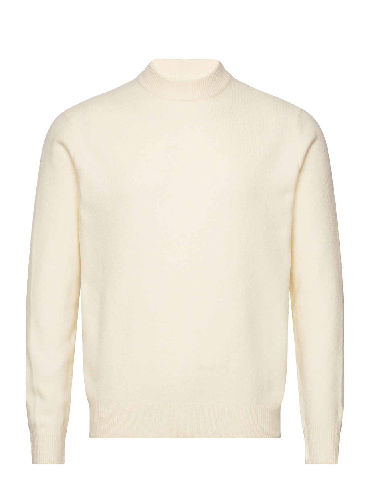 Wool-Blend Sweater With Perkins Collar Cream Mango