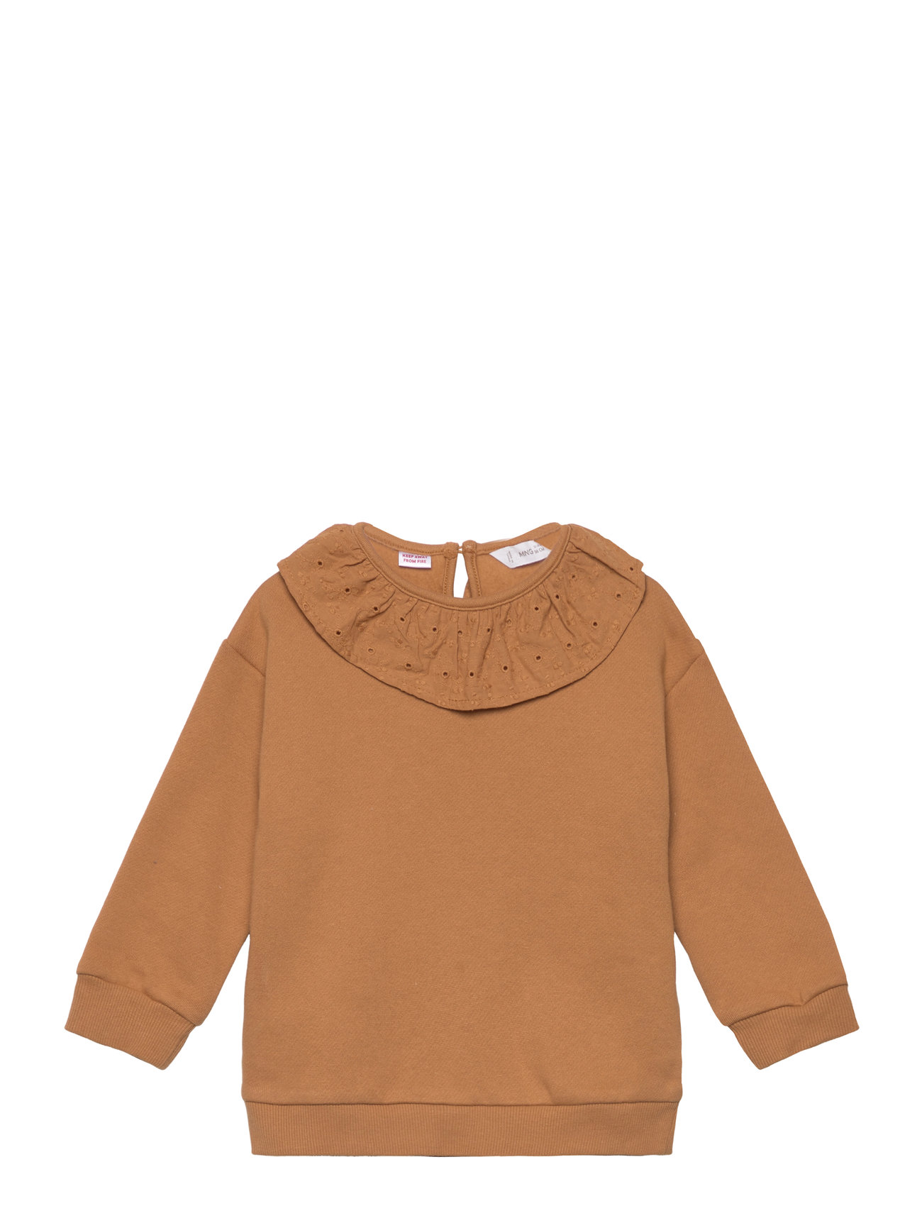 Babydoll Neck Sweatshirt Brown Mango