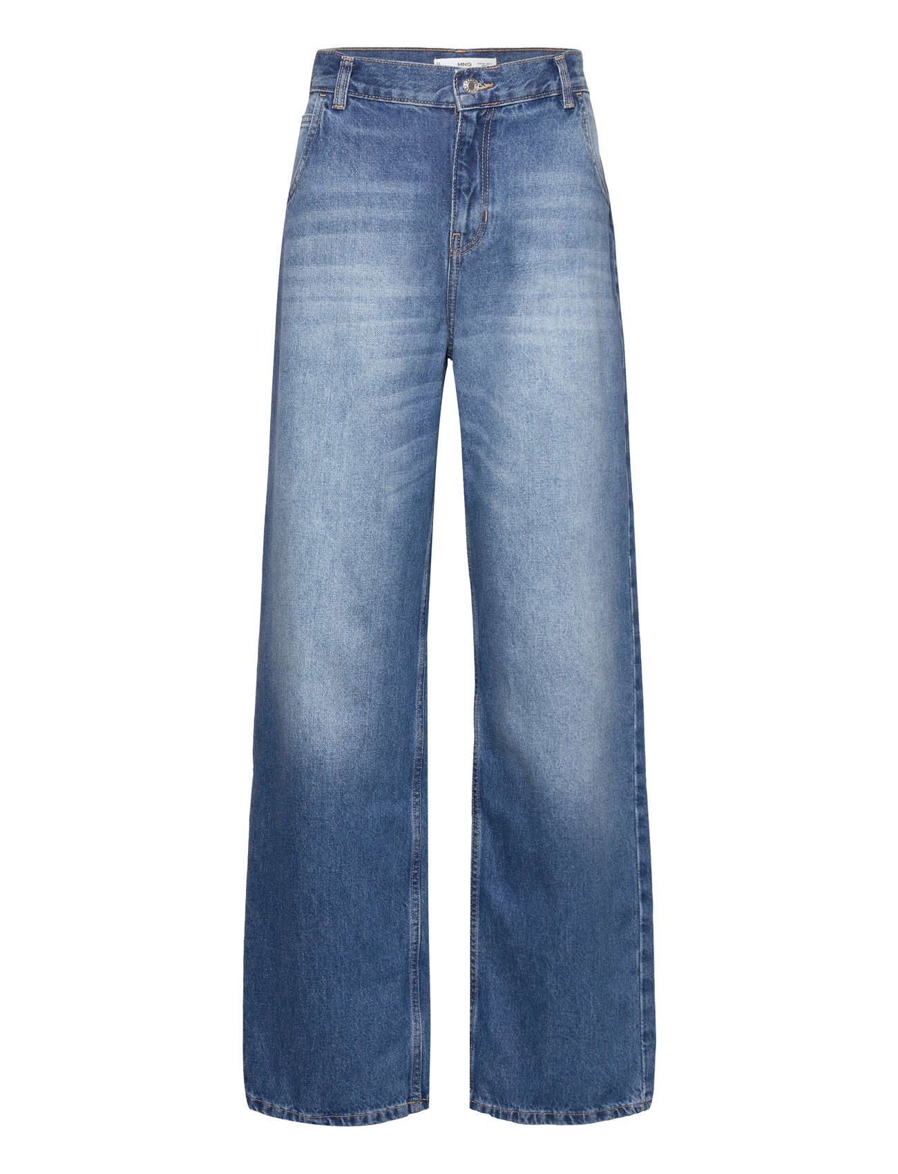 Low Waist Wideleg Jeans Bottoms Jeans Wide Blue Mango