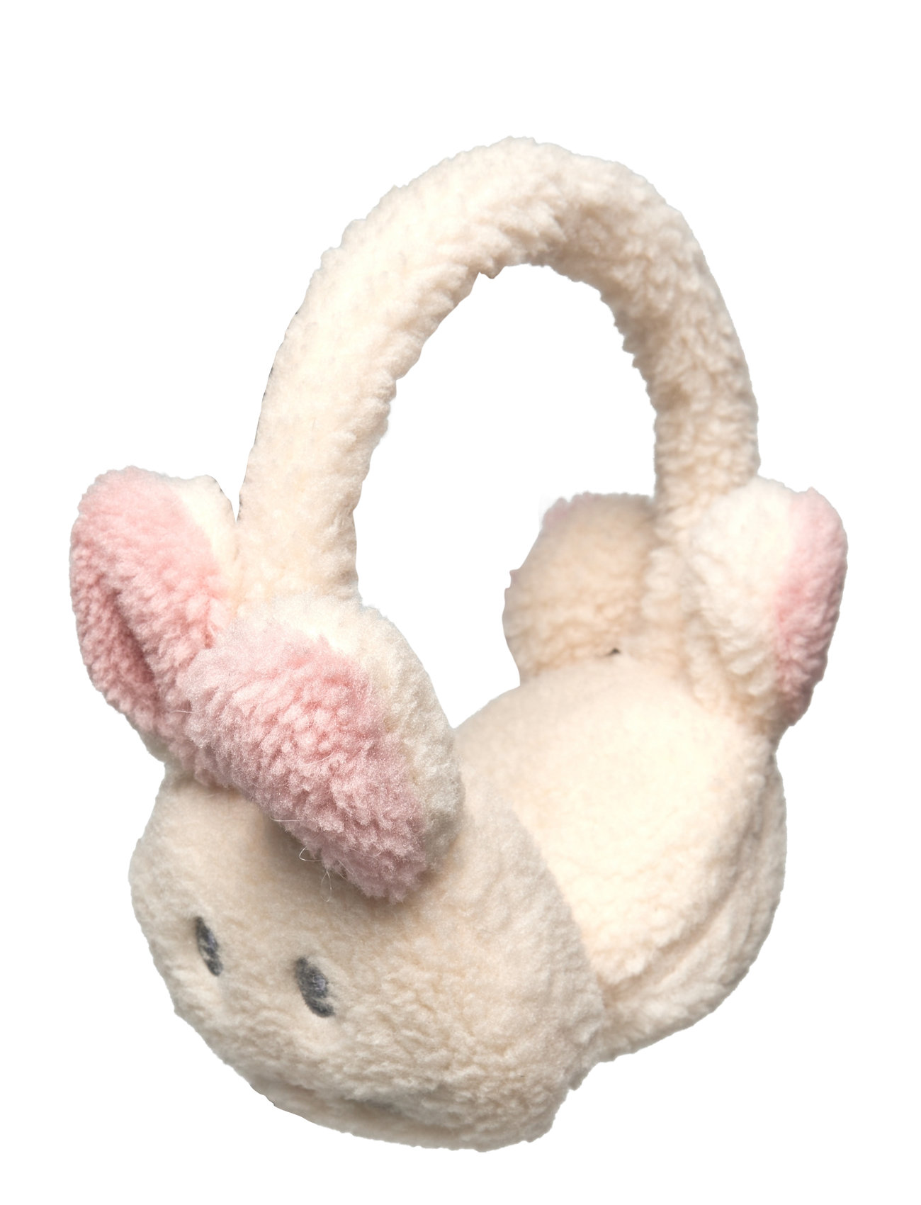 Sheepskin Rabbit Earmuffs Accessories Headwear Hats Earmuffs Cream Mango