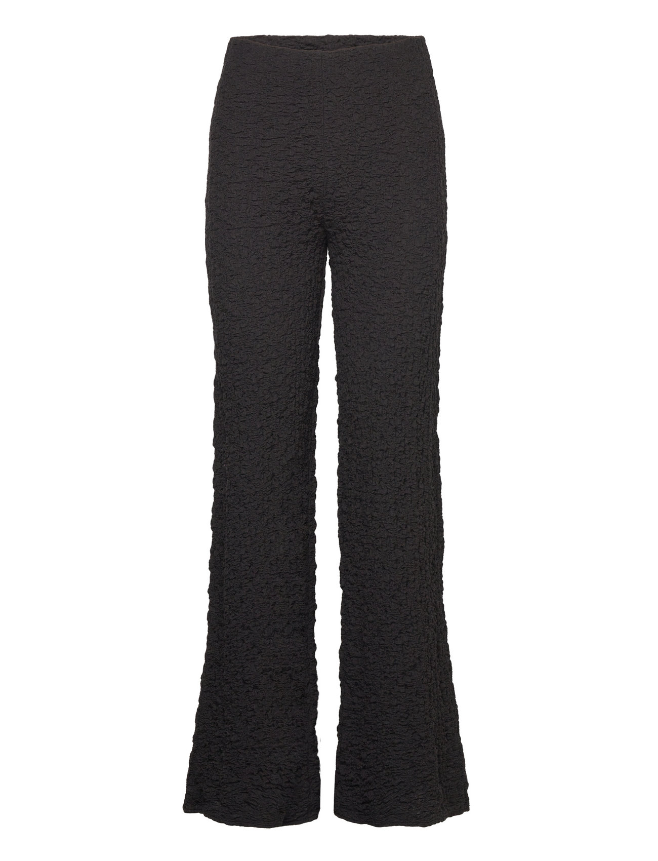 Textured Wideleg Trousers Black Mango