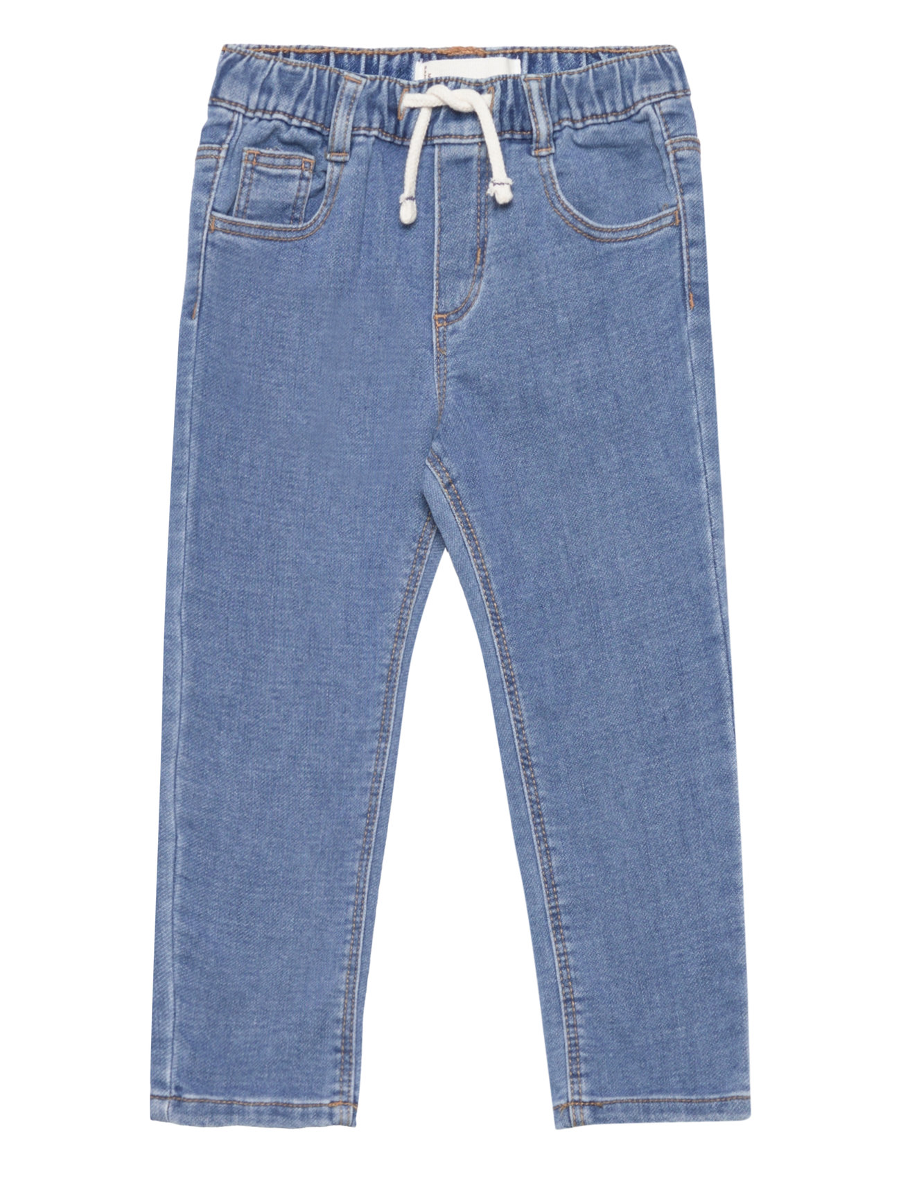 Drawstring Waist Jeans Blue Mango 67723