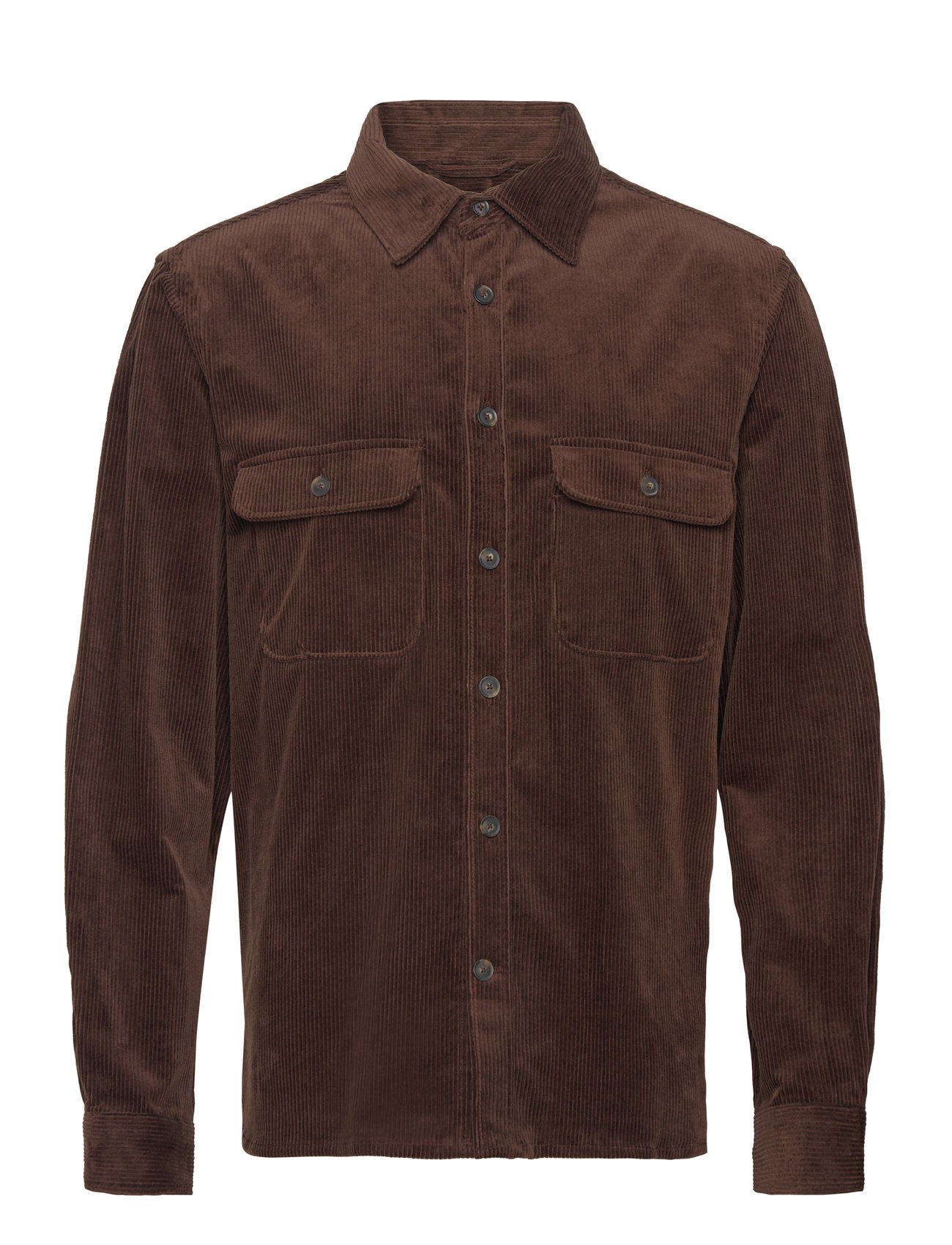Corduroy Pockets Overshirt Brown Mango