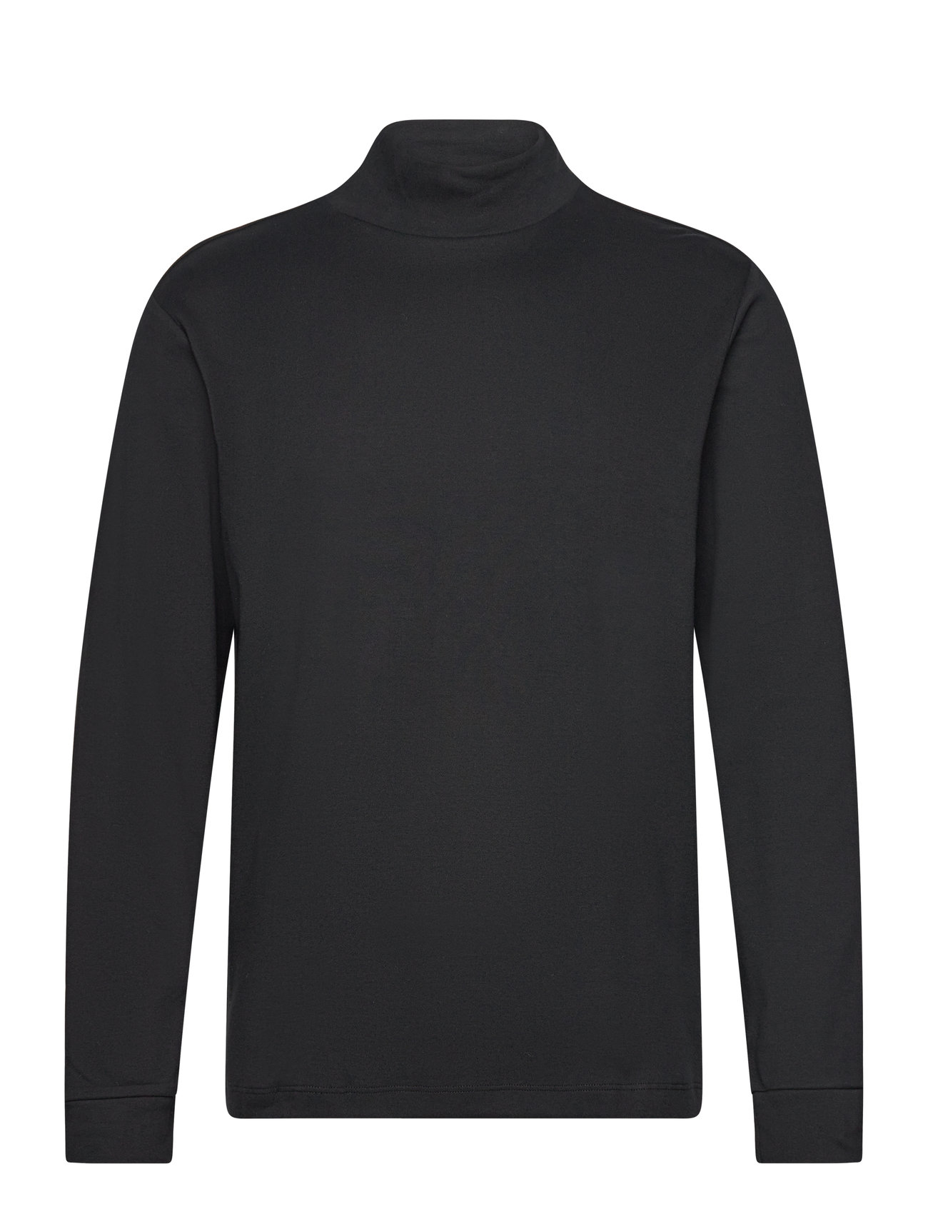 Perkins Neck Long-Sleeved T-Shirt Black Mango