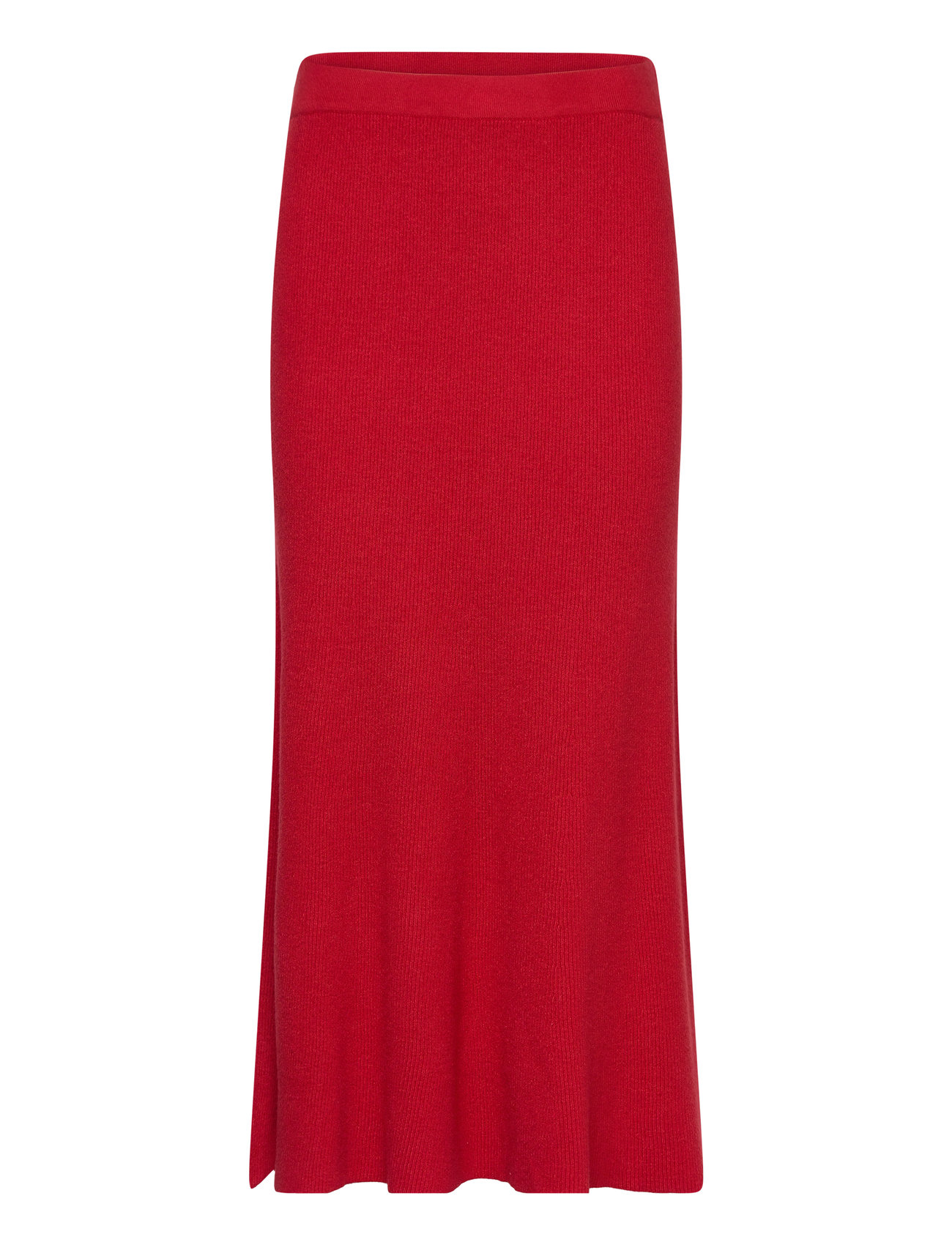 MANGO Ribbed Midi Rock Rot - XS - Damen