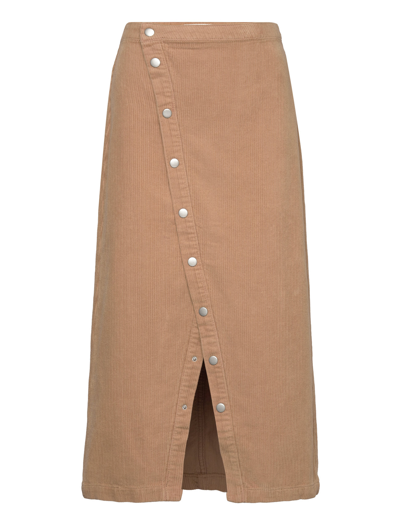 MANGO Buttoned Kordsamt Rock Beige - XS - Damen