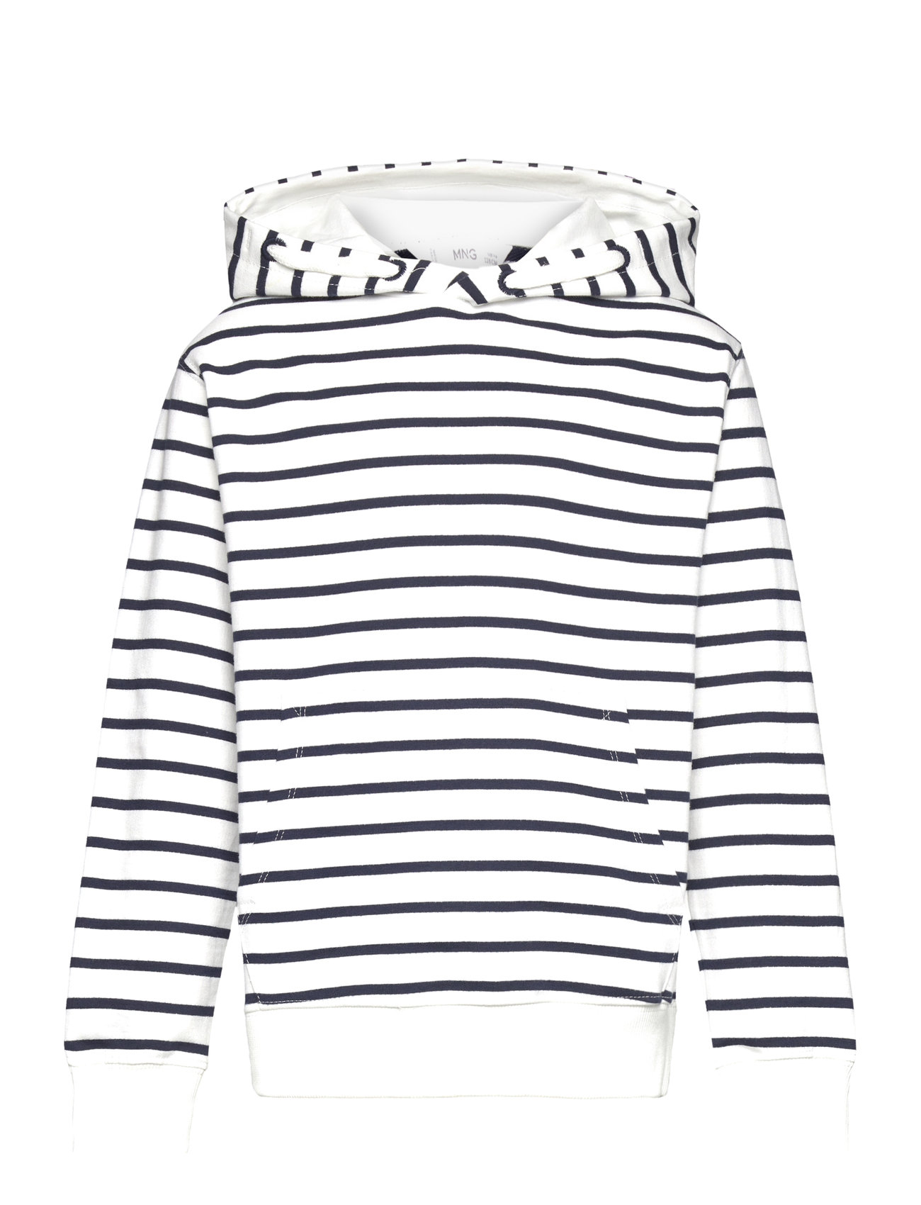 Striped Hooded Sweatshirt Patterned Mango