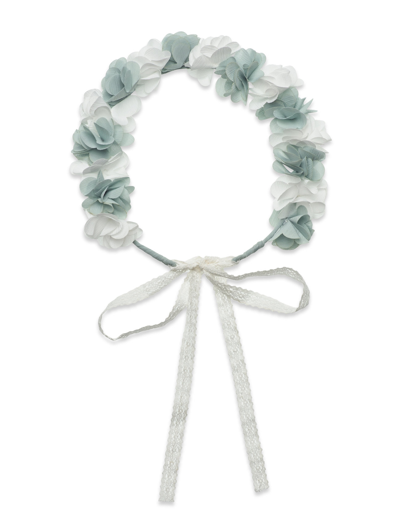 Headband With Embossed Flowers Accessories Hair Accessories Hair Band Green Mango