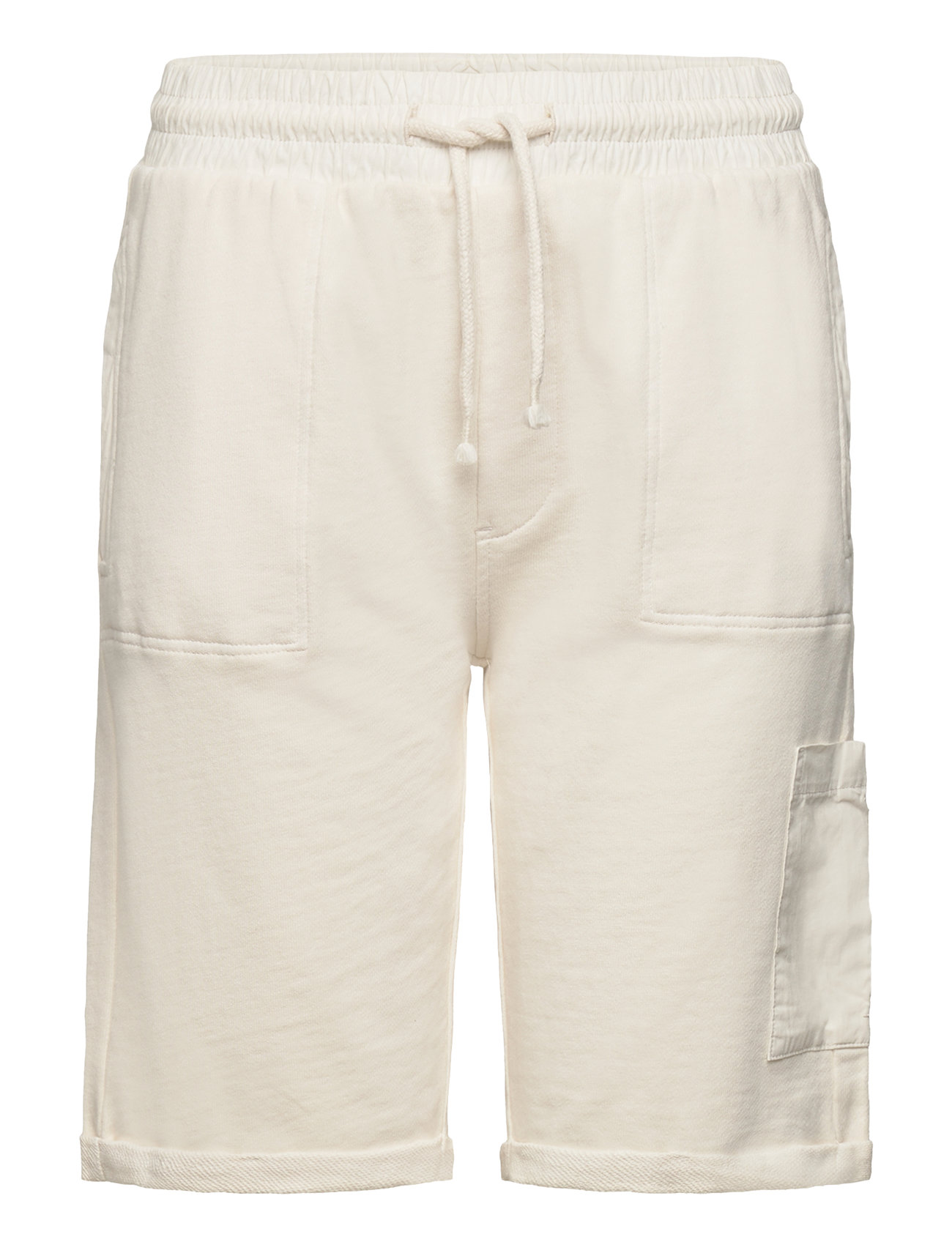 Cotton Shorts With Elastic Waist White Mango