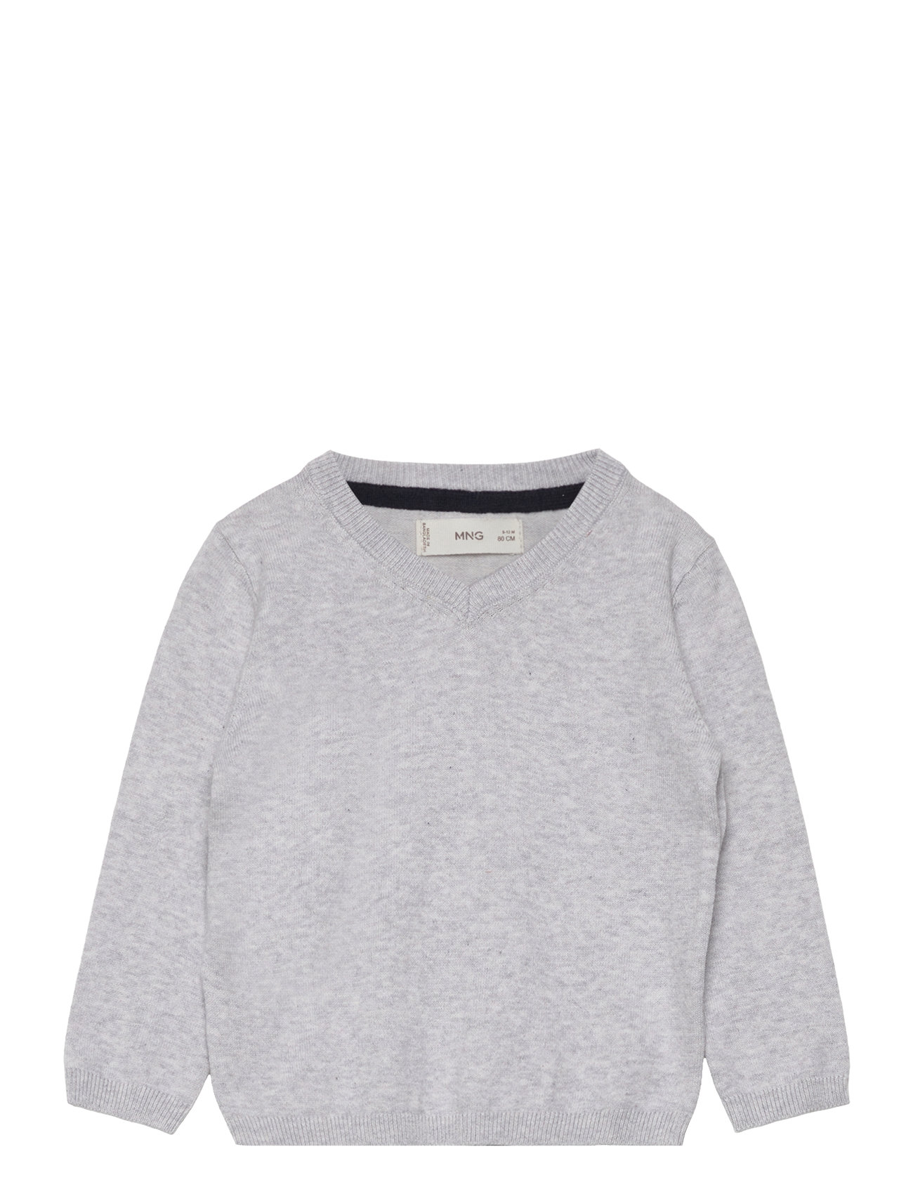 V-Neck Sweater Grey Mango 148019