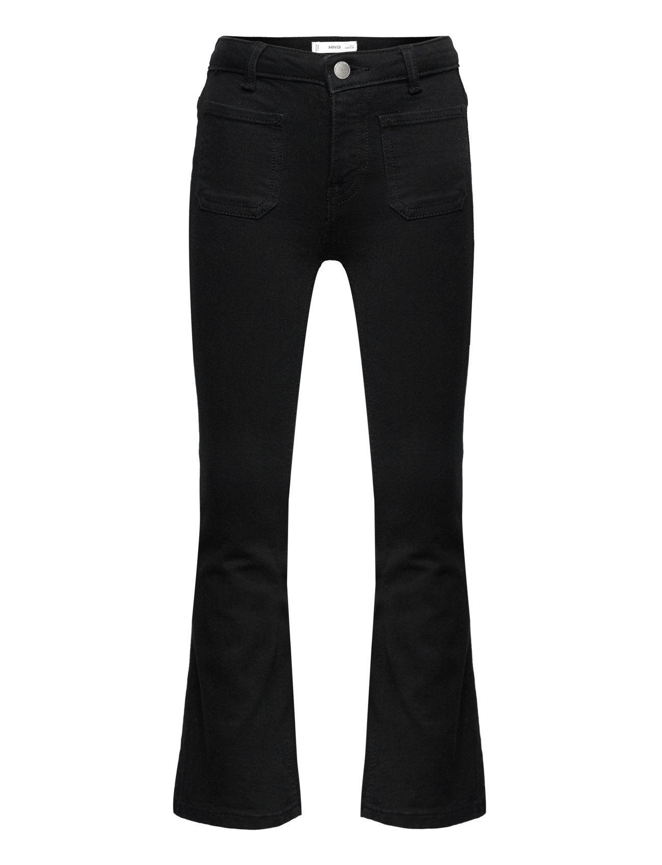 Flared Jeans With Pocket Black Mango