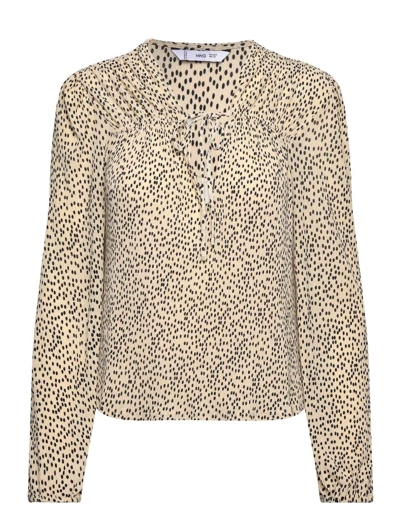 Bow Printed Blouse Patterned Mango