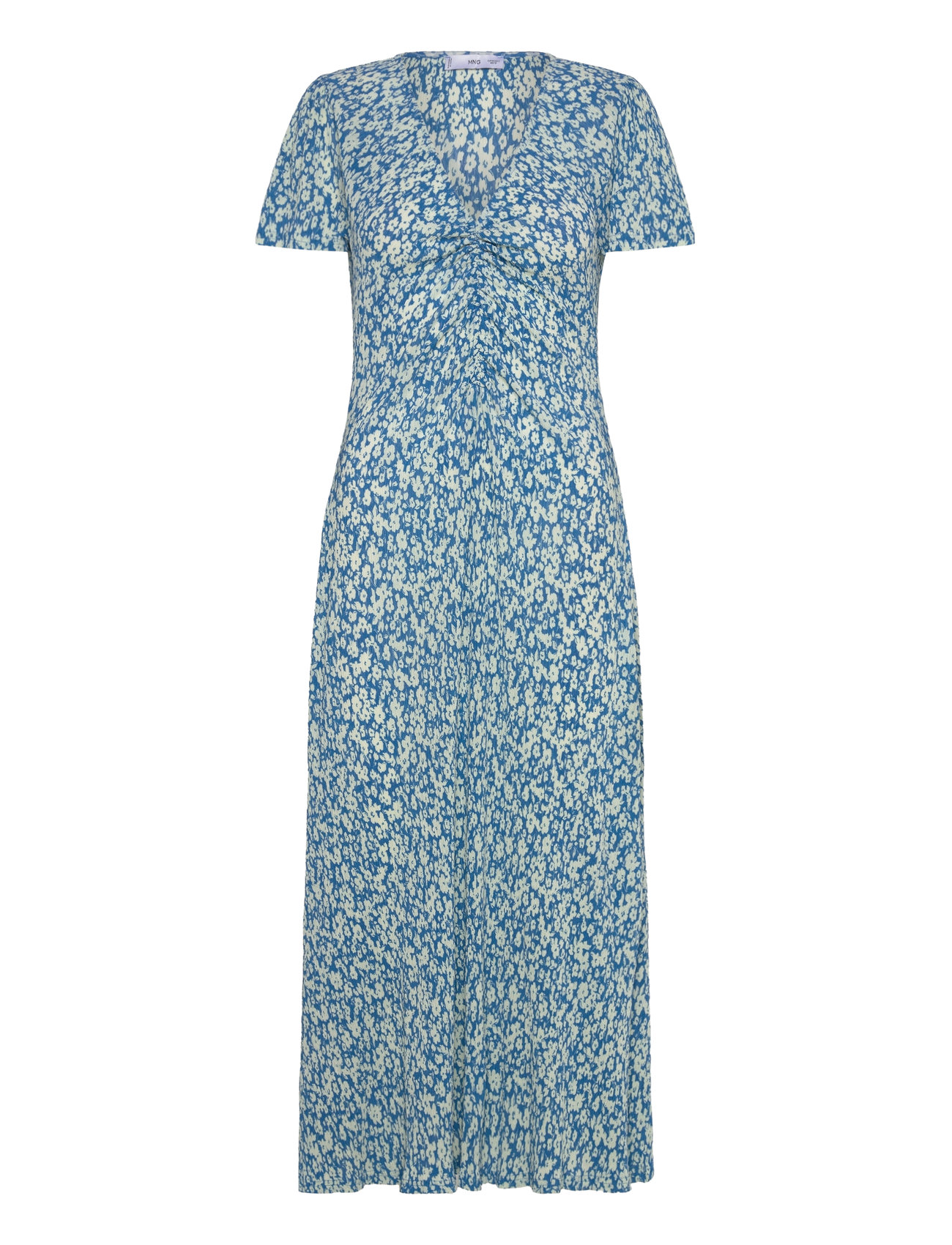 Floral Print Dress Blue Mango