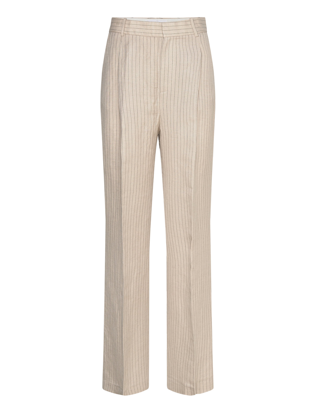 Striped Suit Trousers Beige Mango