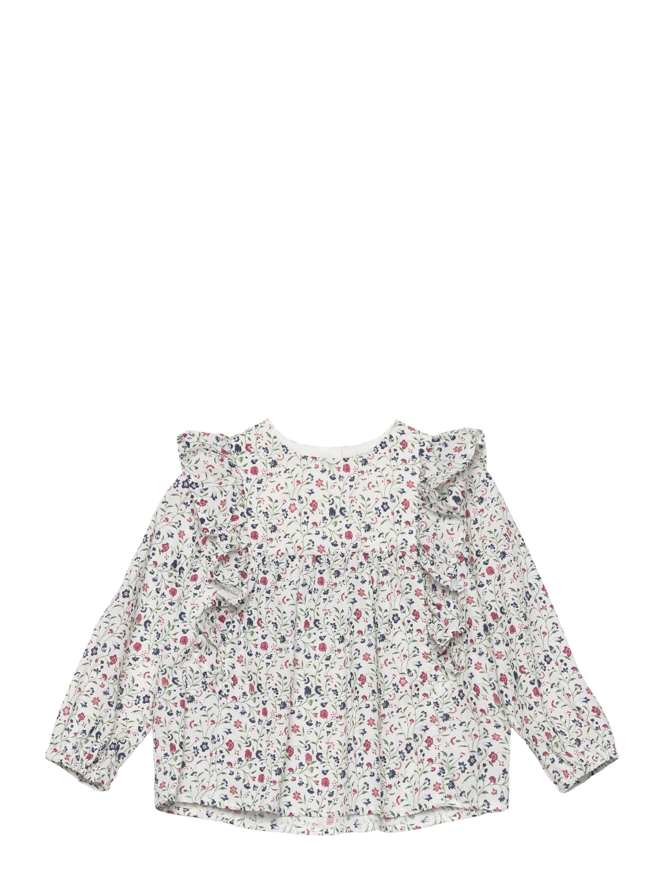 Ruffles Printed Blouse Patterned Mango