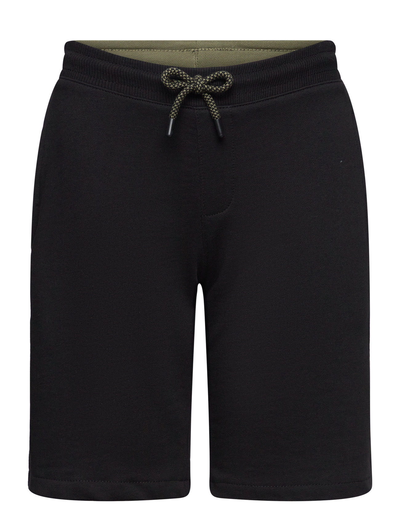 Cotton Shorts With Elastic Waist Black Mango