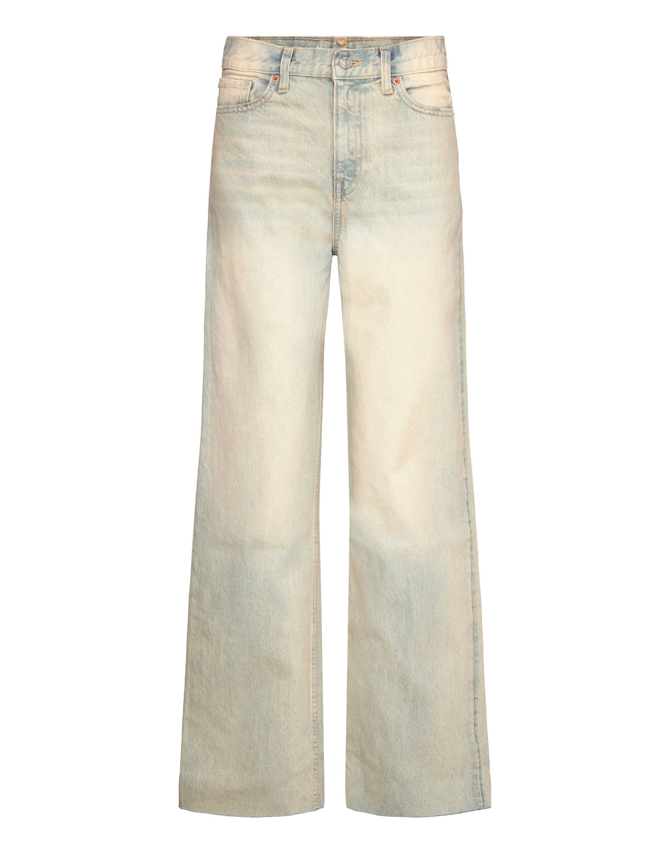 High-Rise Wideleg Jeans Blue Mango
