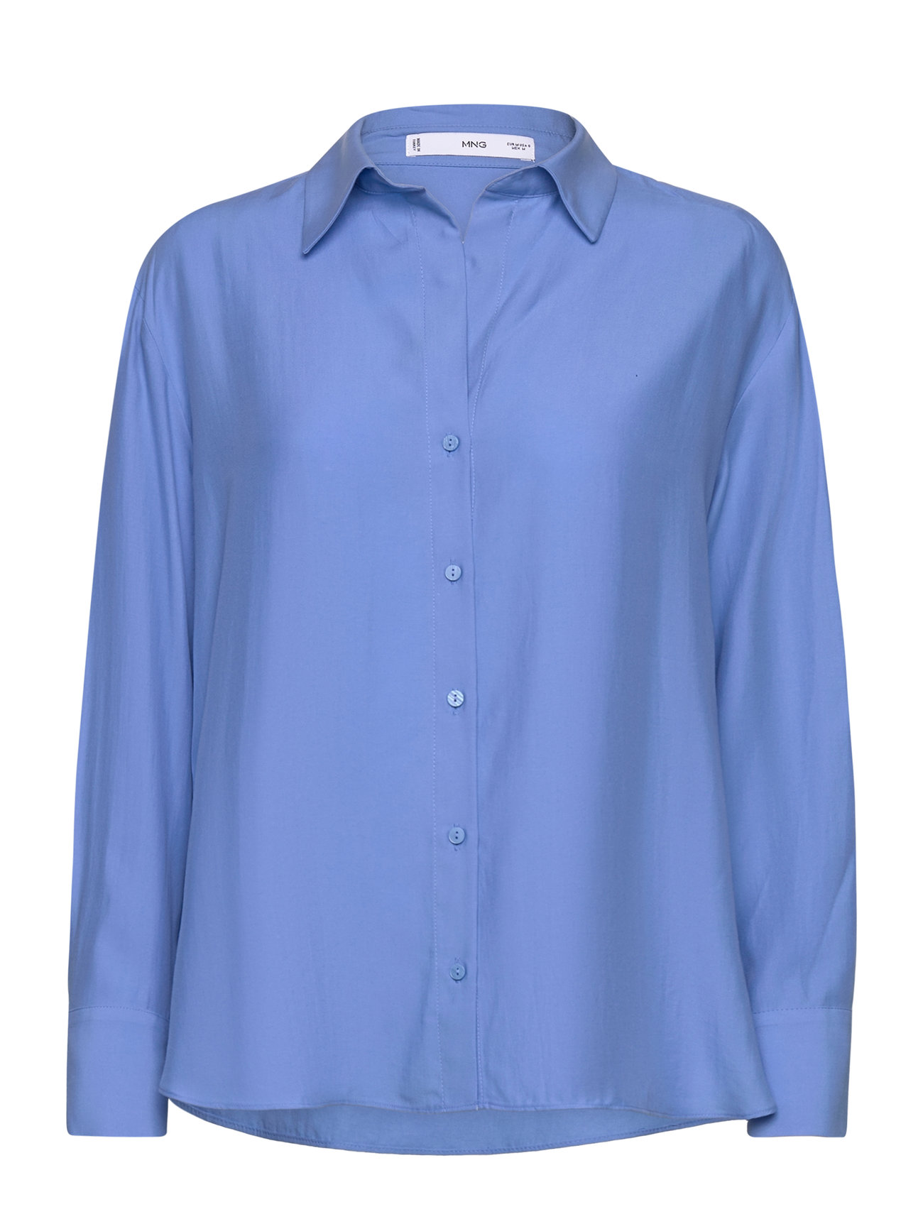 Lyocell Fluid Shirt Blue Mango
