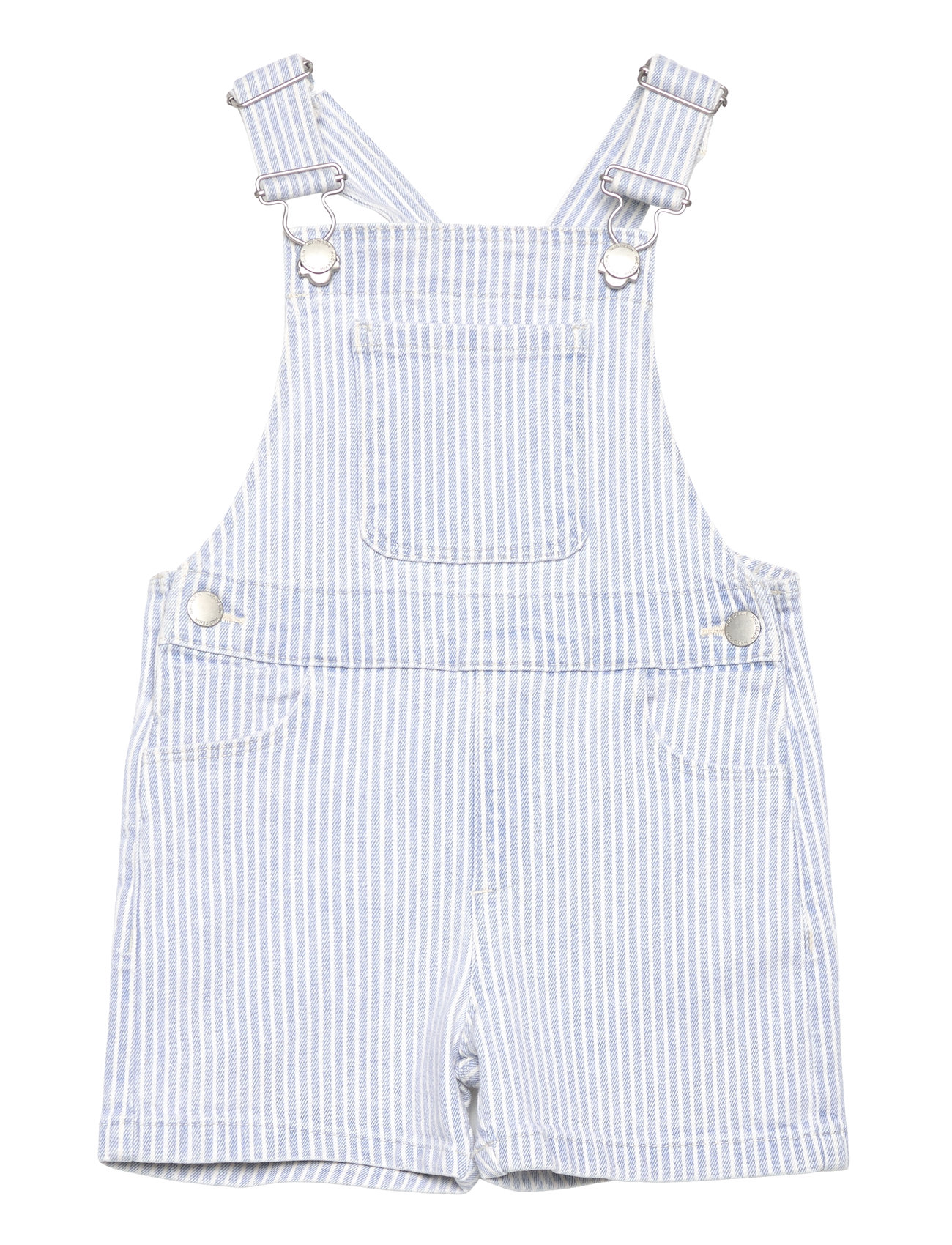 Denim Dungarees Stripes Blue Mango