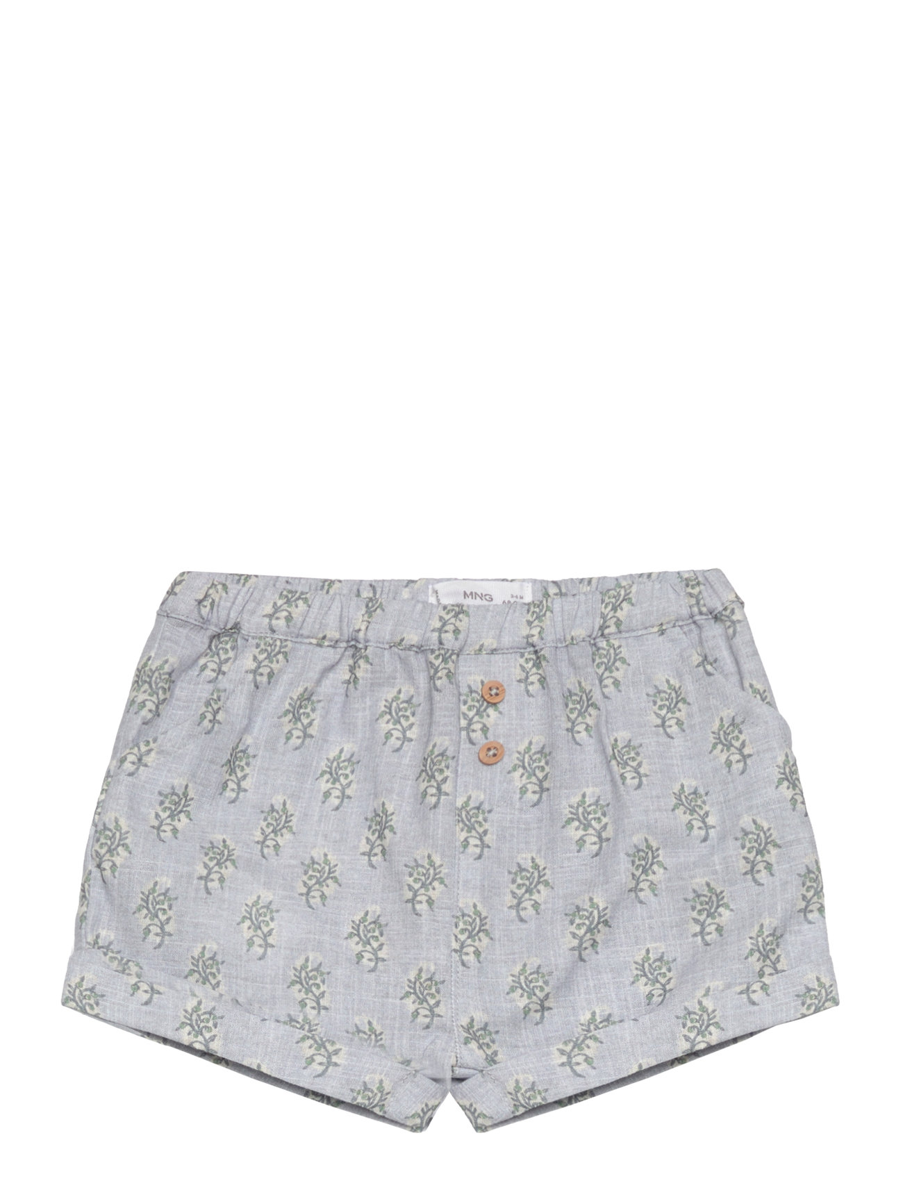 Printed Cotton-Blend Short Patterned Mango