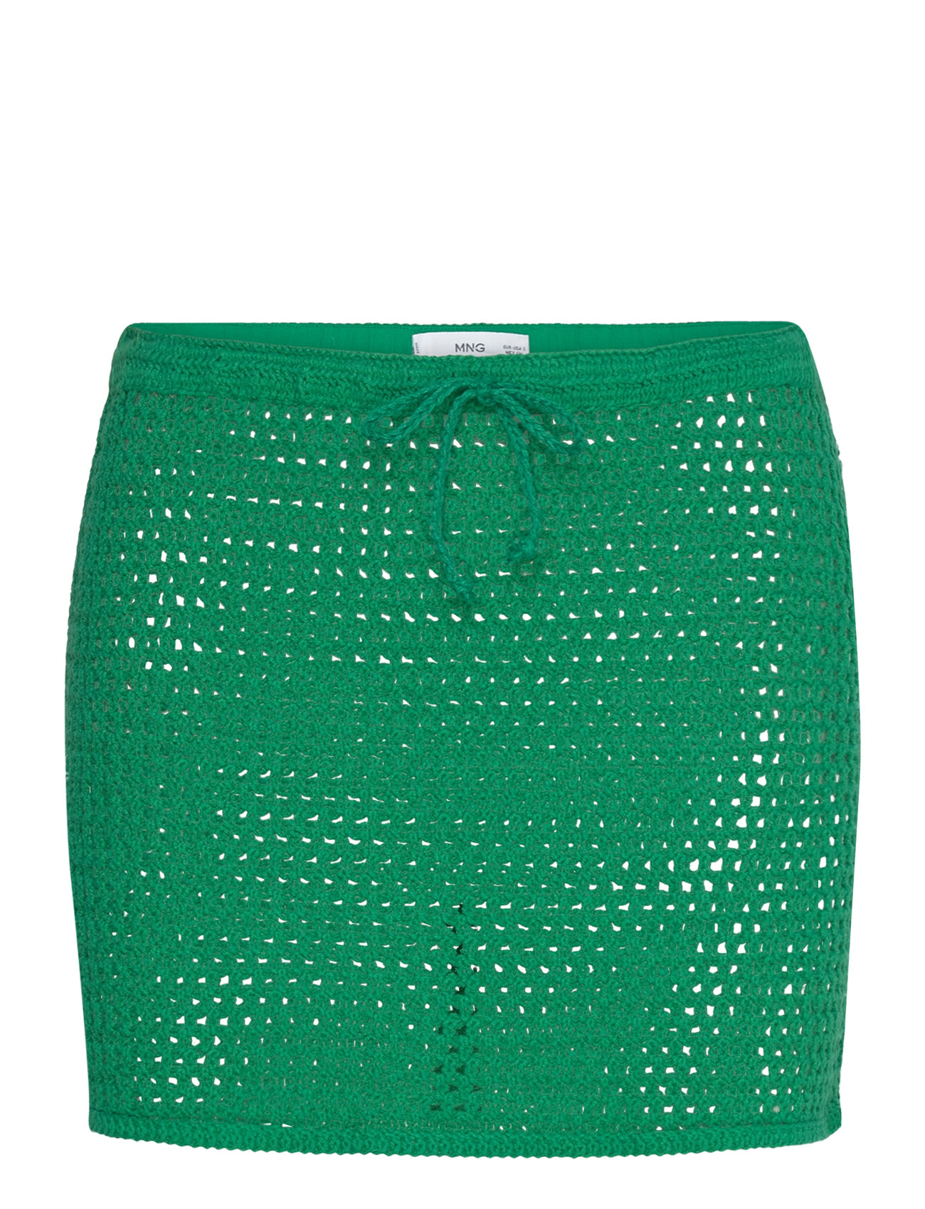 Crochet Mini Skirt Skirts Short Skirts Green Mango