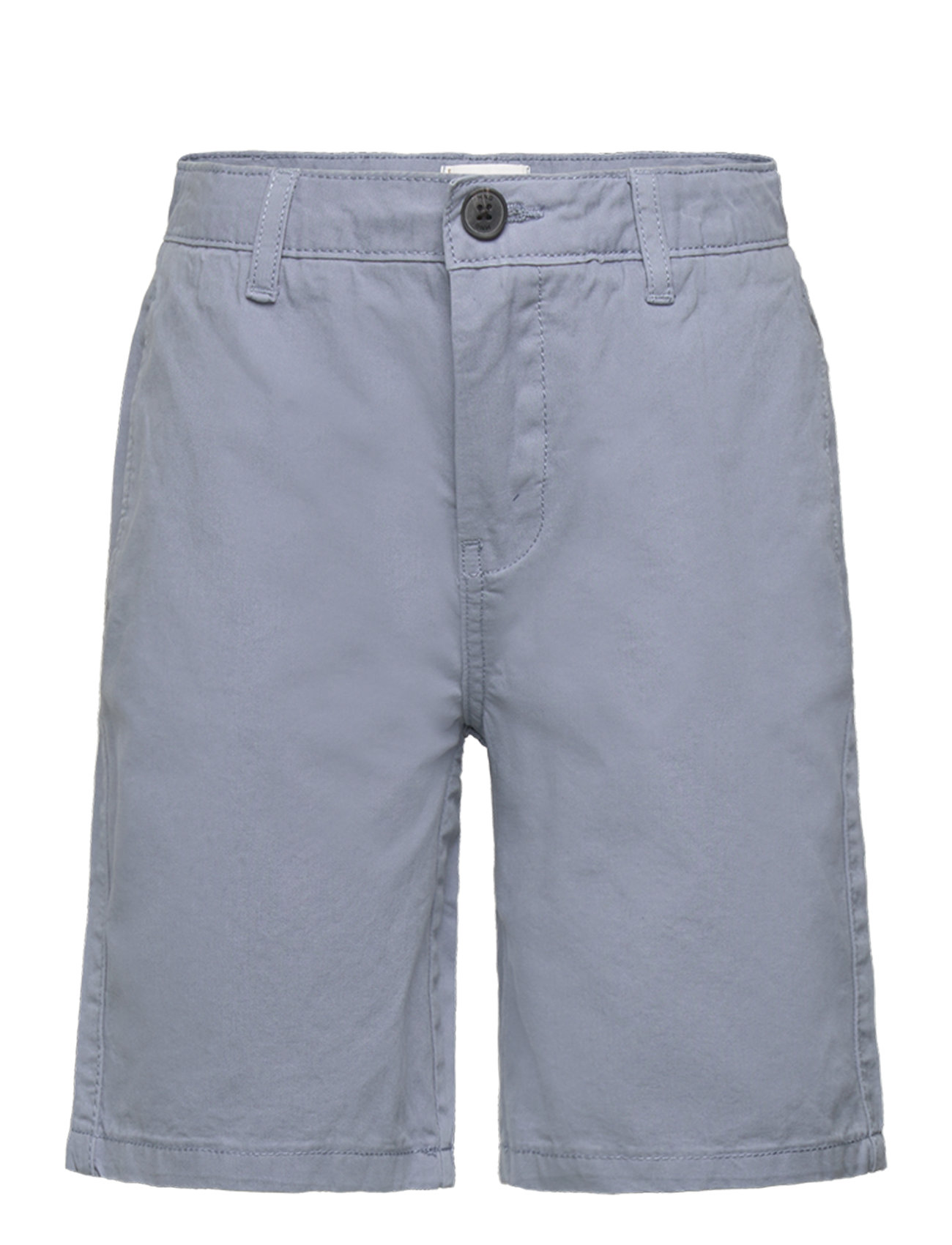 Slim-Fit Chino Cotton Bermuda Shorts Blue Mango