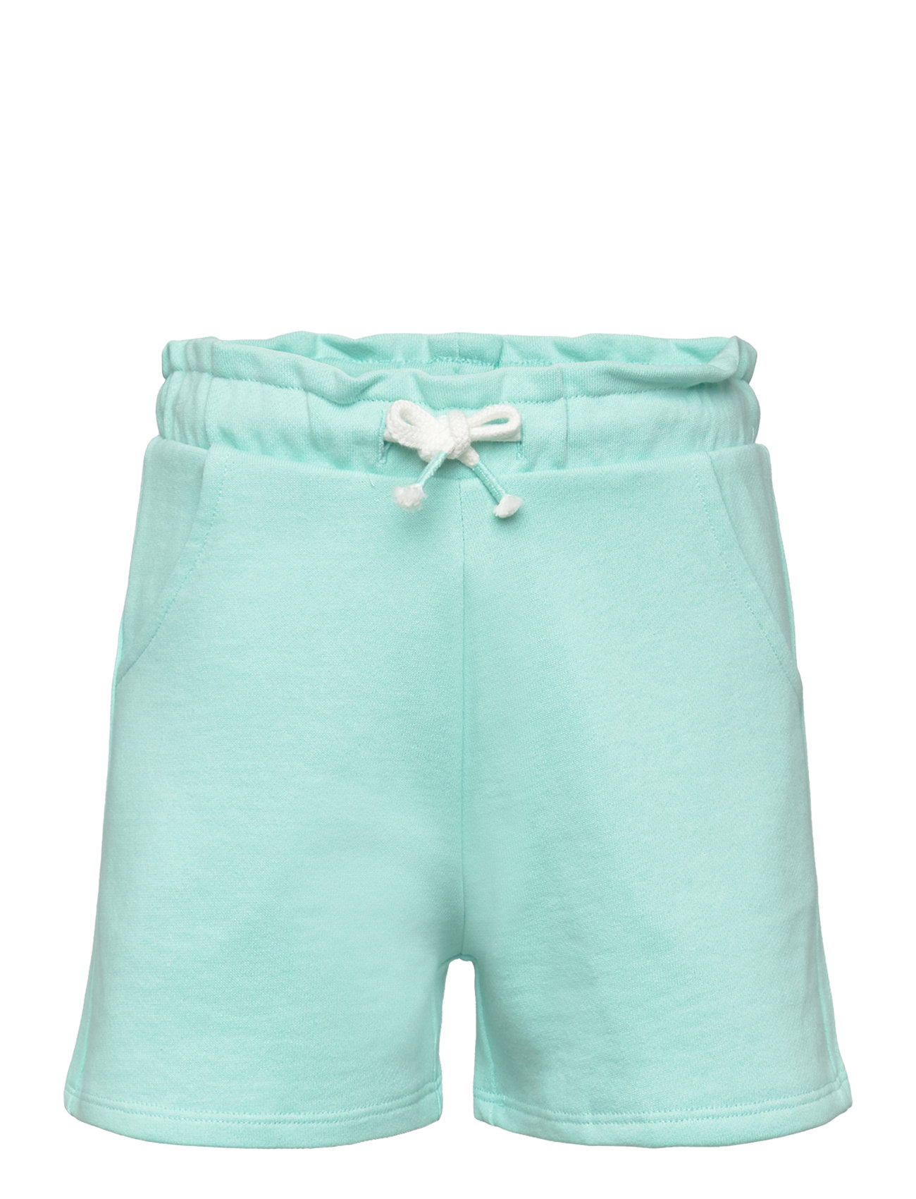 Cotton Drawstring Waist Shorts Blue Mango