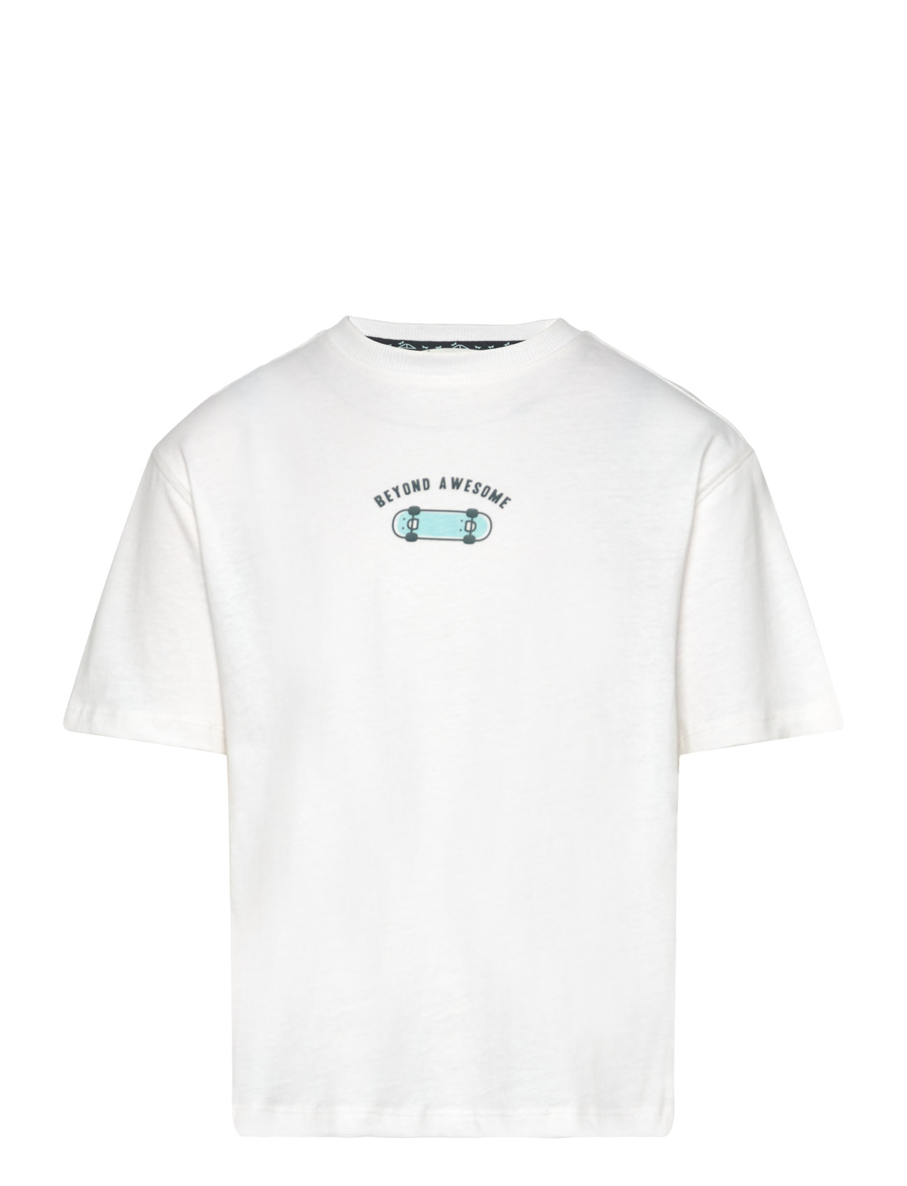 Printed Cotton-Blend T-Shirt White Mango 172557