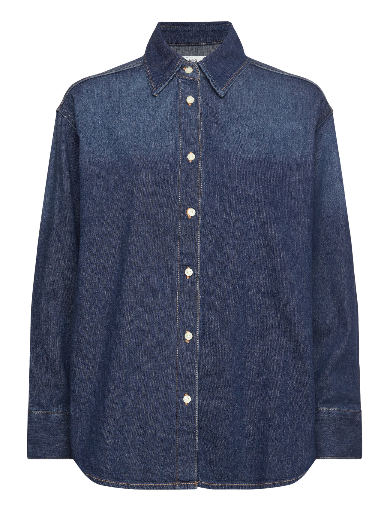 Over Denim Shirt Blue Mango
