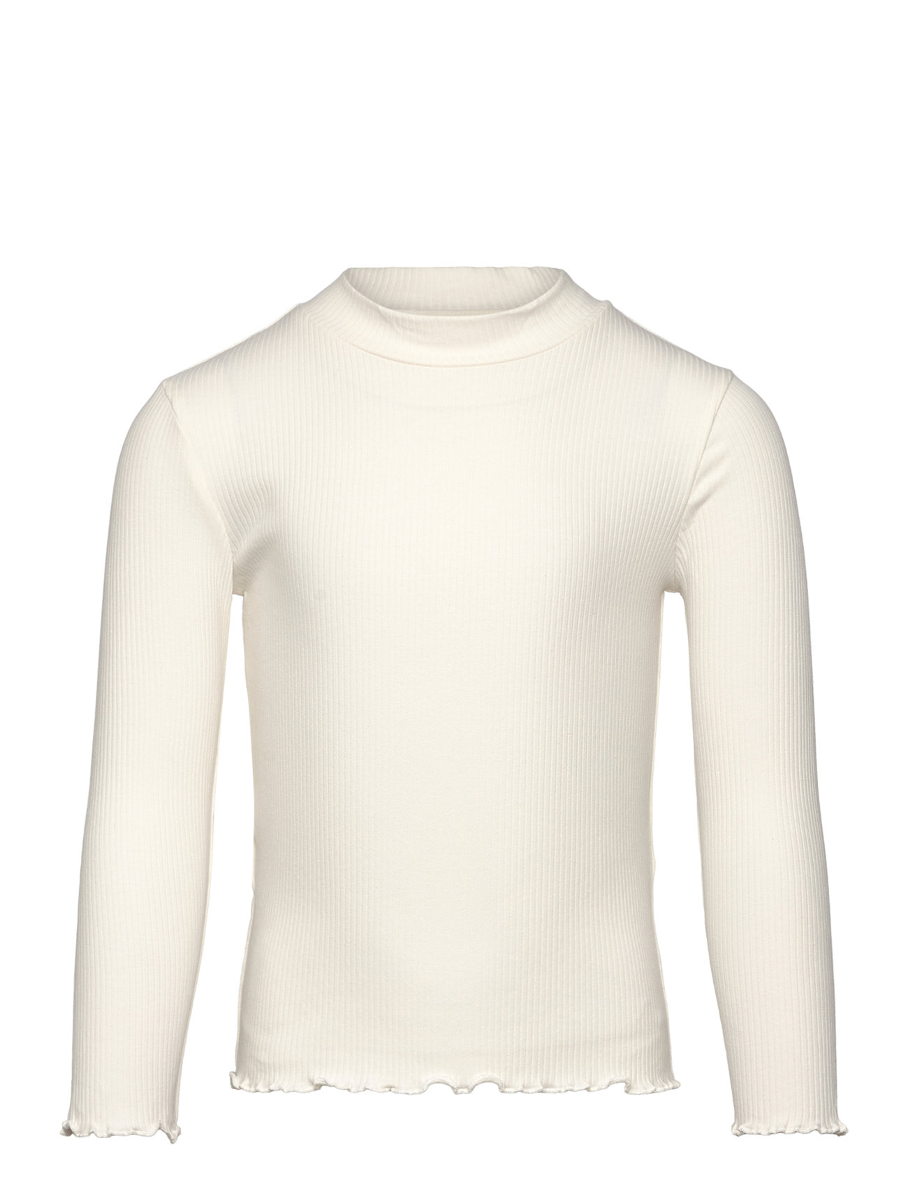 Mango Turtleneck Long-Sleeved T-Shirt Vit